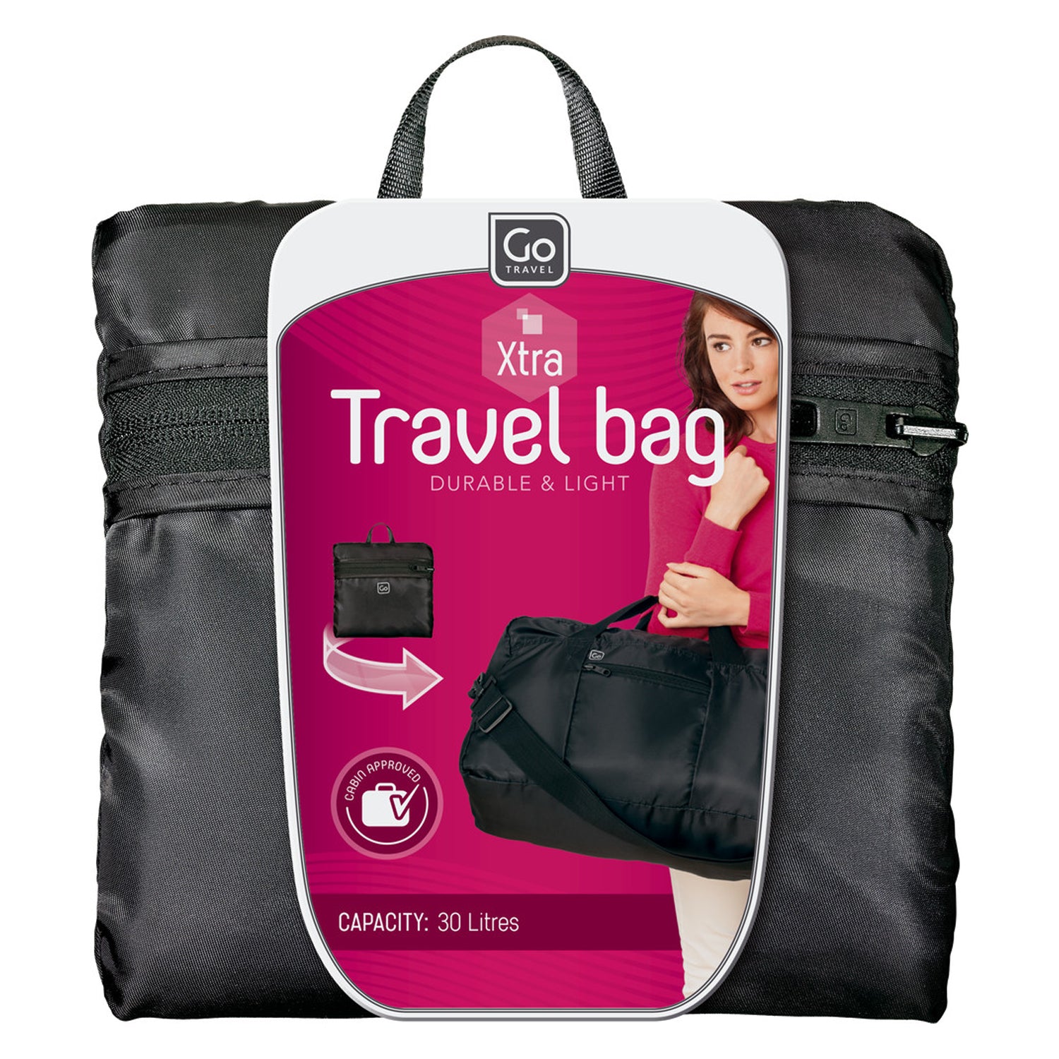 Go Travel Travel Bag Xtra (Black)
