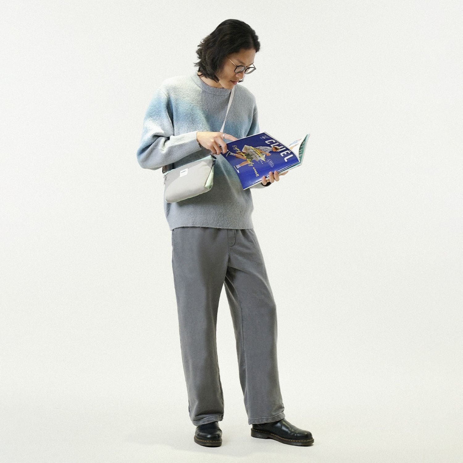 Hellolulu Cana Compact Utility Bag Recycled (Mint Green/Gentle Gray)