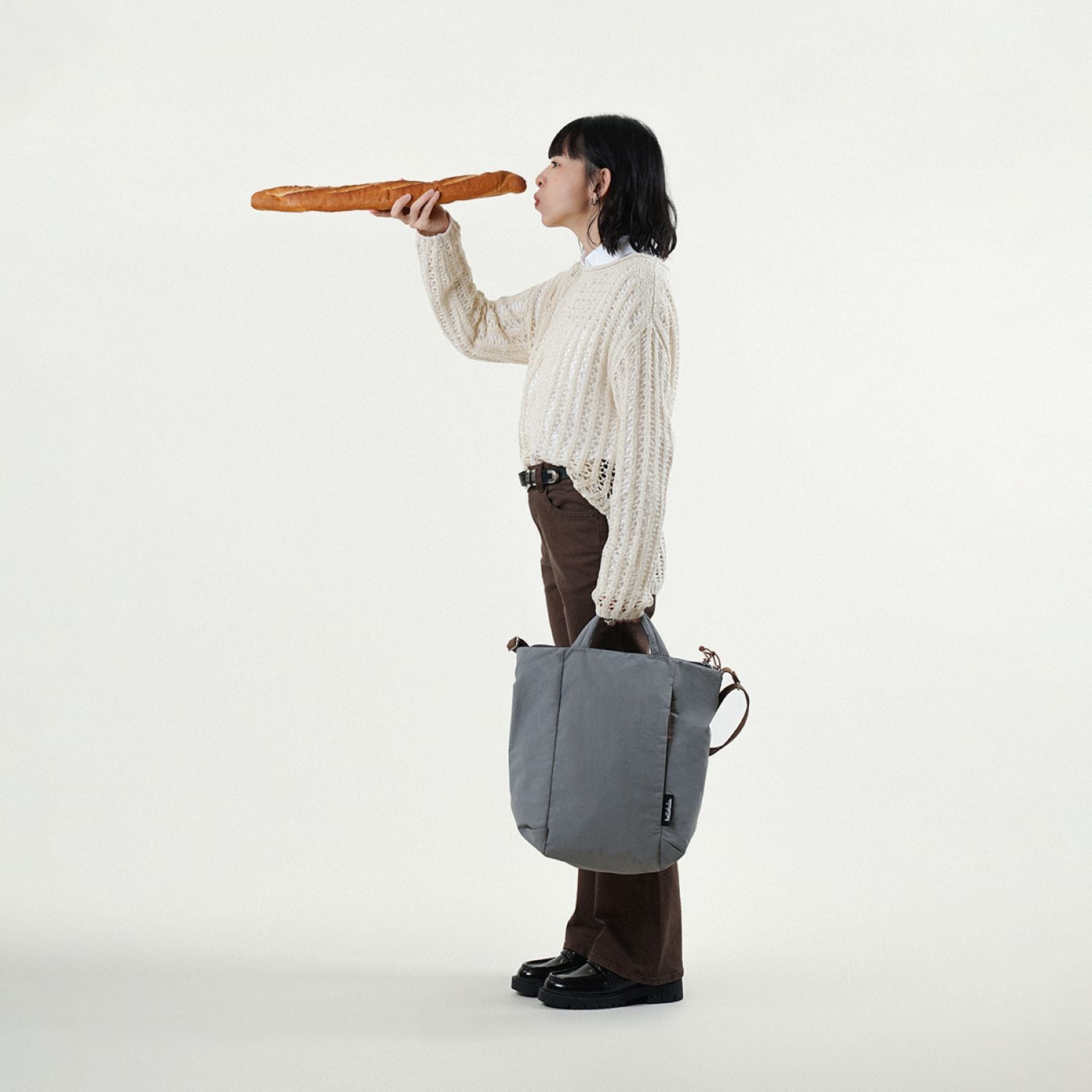 Hellolulu Julian Daily 2-Way Tote (Pearl Gray)