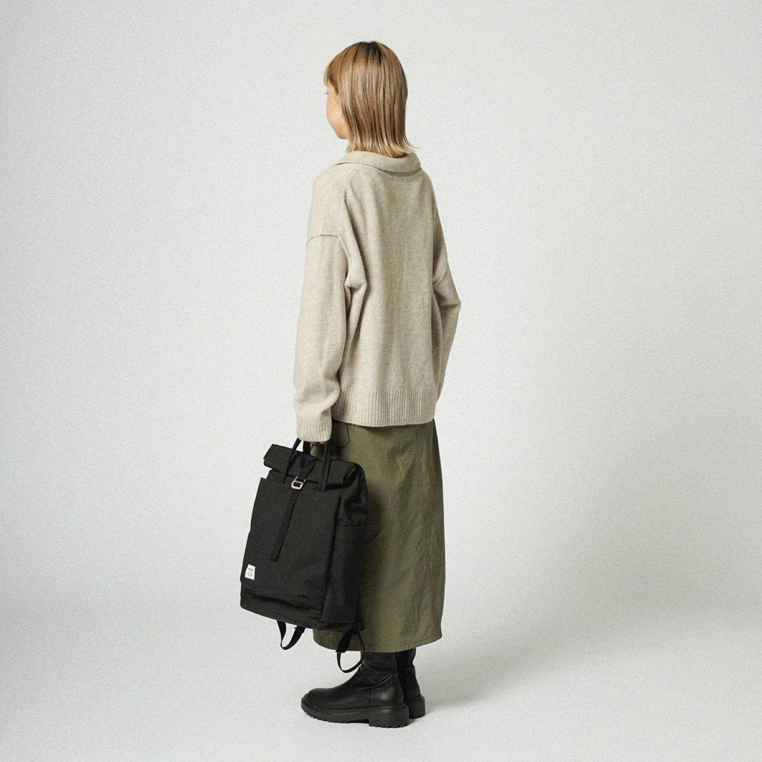 Hellolulu Kacy All Day Backpack Recycled  (Flat Black)