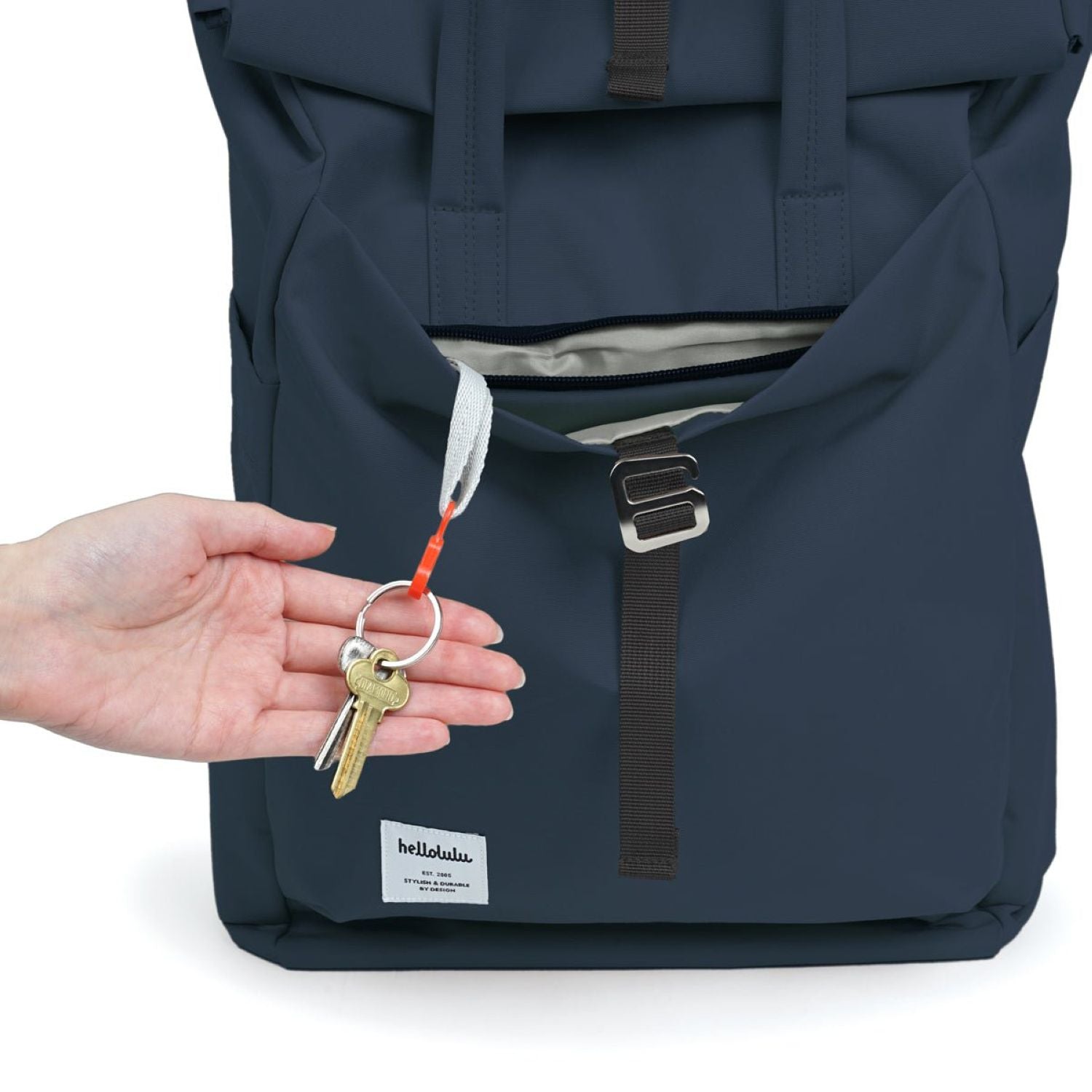 Hellolulu Kacy All Day Backpack Recycled (Dark Sapphire)