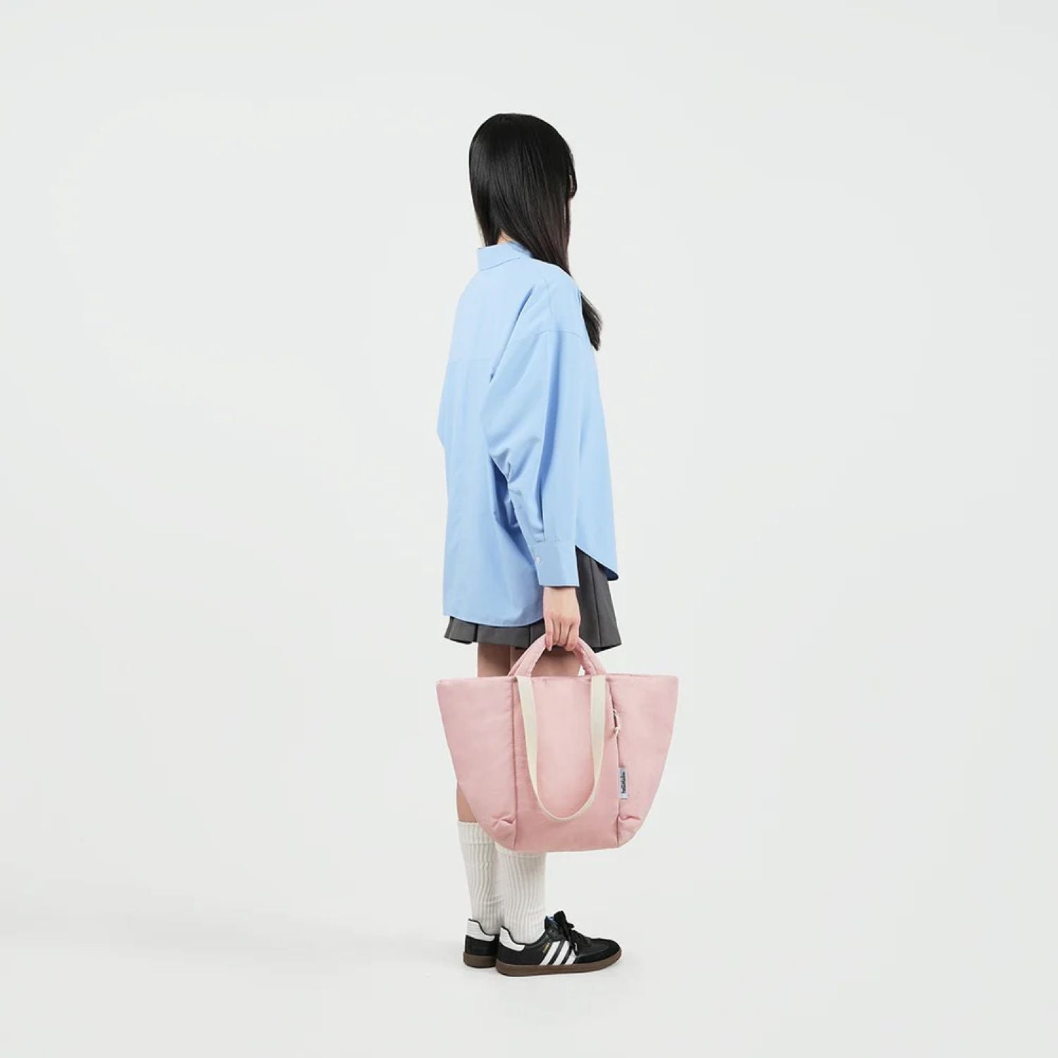 Hellolulu Kylie Convertible 2-Way Tote L  (Pale Pink)