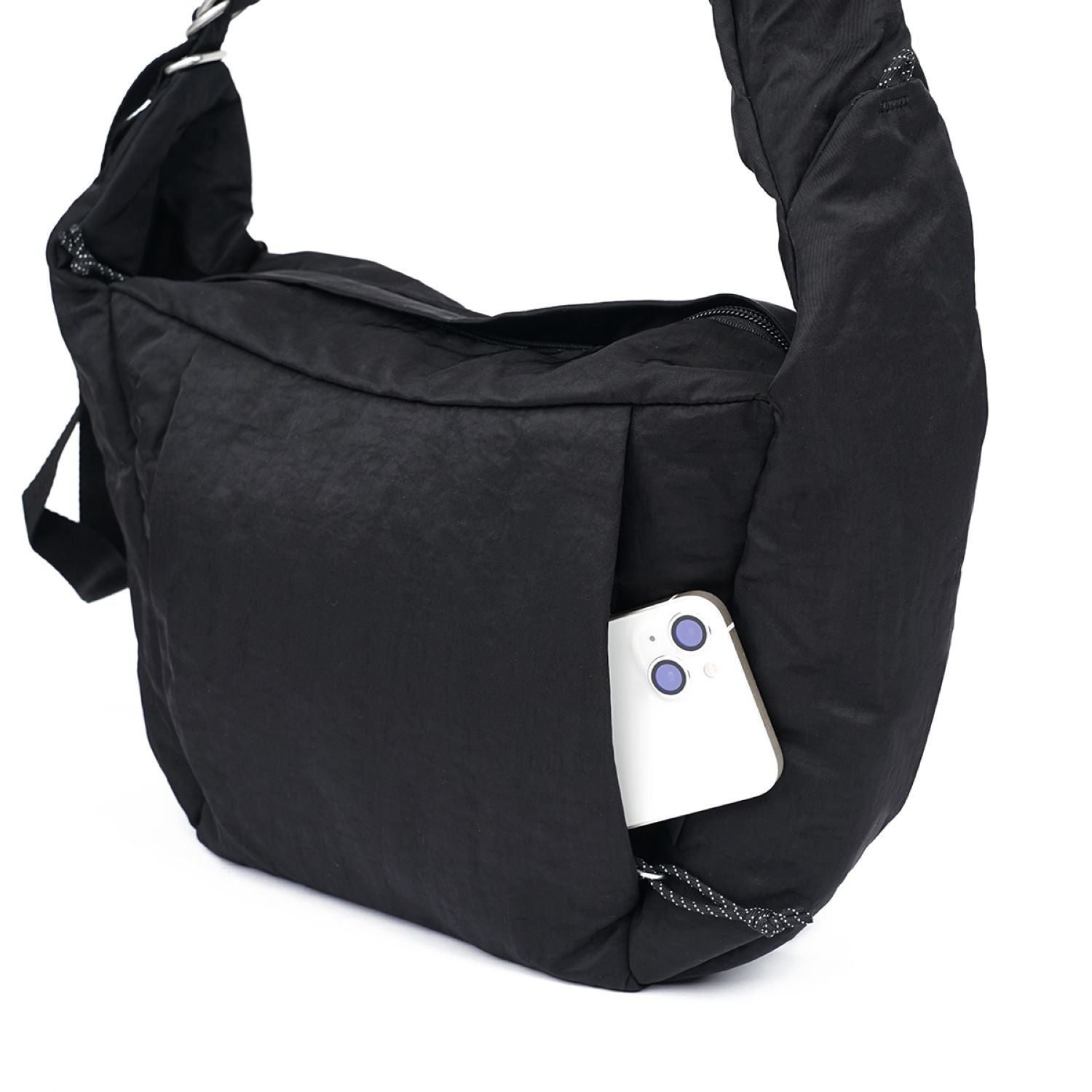 Hellolulu Miles Shoulder Bag (M) (Jade Black) – The Planet Traveller