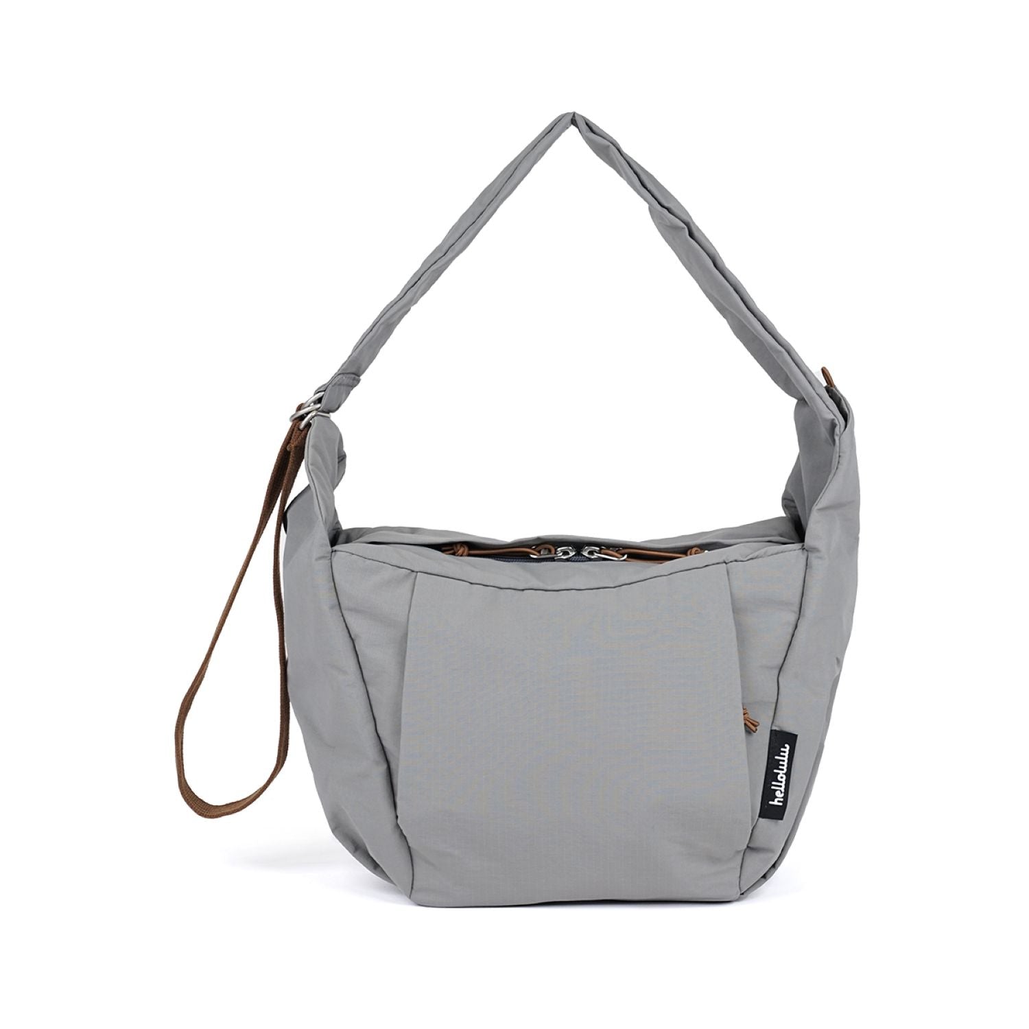 Hellolulu Miles Shoulder Bag (M) (Pearl Gray) – The Planet Traveller