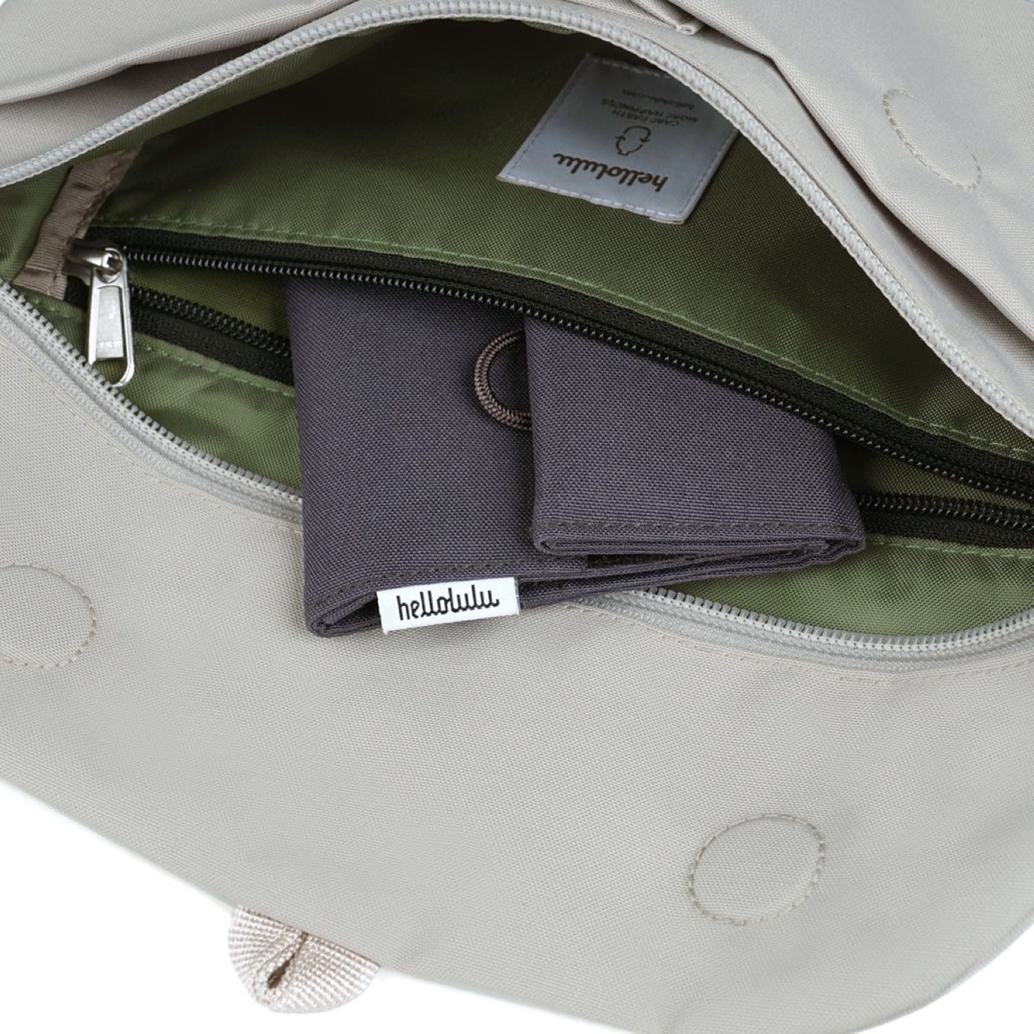 Hellolulu Mini Kasen Shoulder Bag Recycled (Gentle Gray)