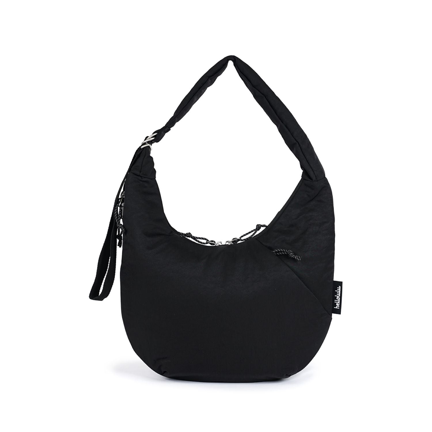 Hellolulu Zion Expandable Hobo Bag (Jade Black)