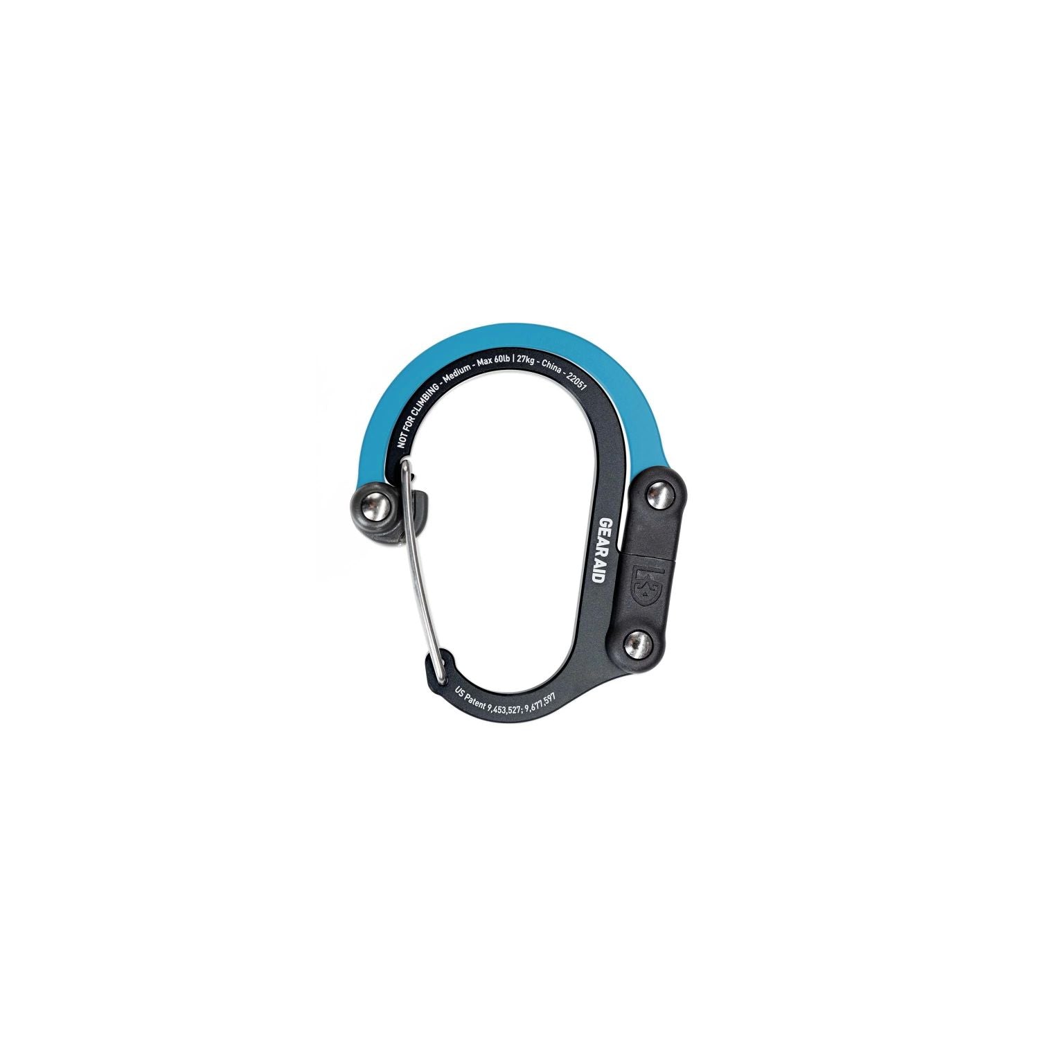 Heroclip Carabiner Medium - Black & Blue