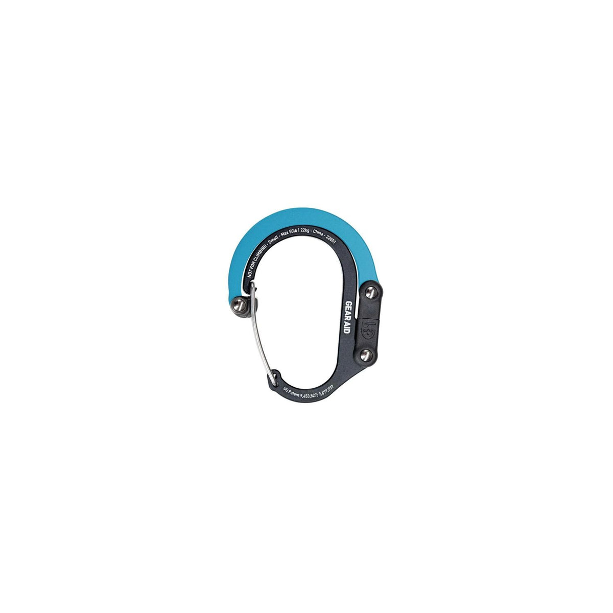 Heroclip Carabiner Small - Black & Blue