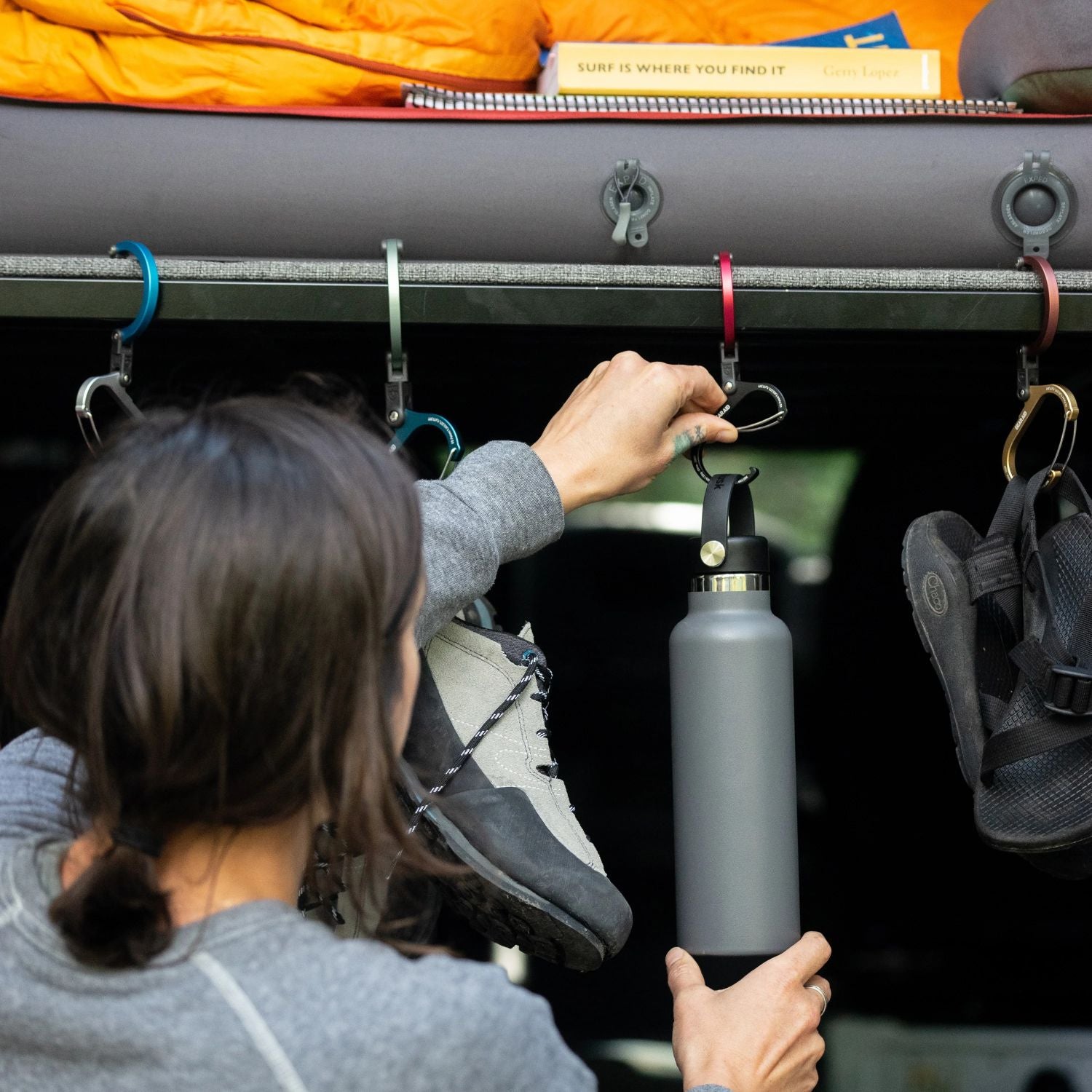 Heroclip Carabiner Small - Black & Blue