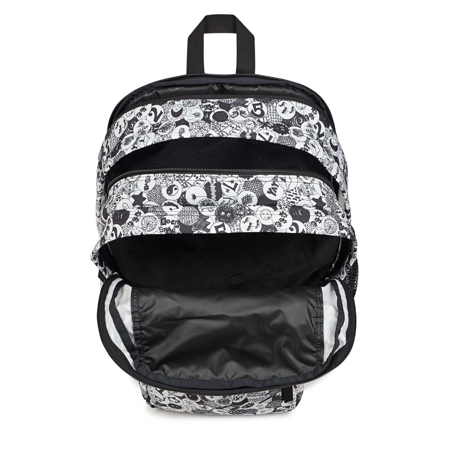 Jansport Big Student - Doodle Dots Black/White/Grey