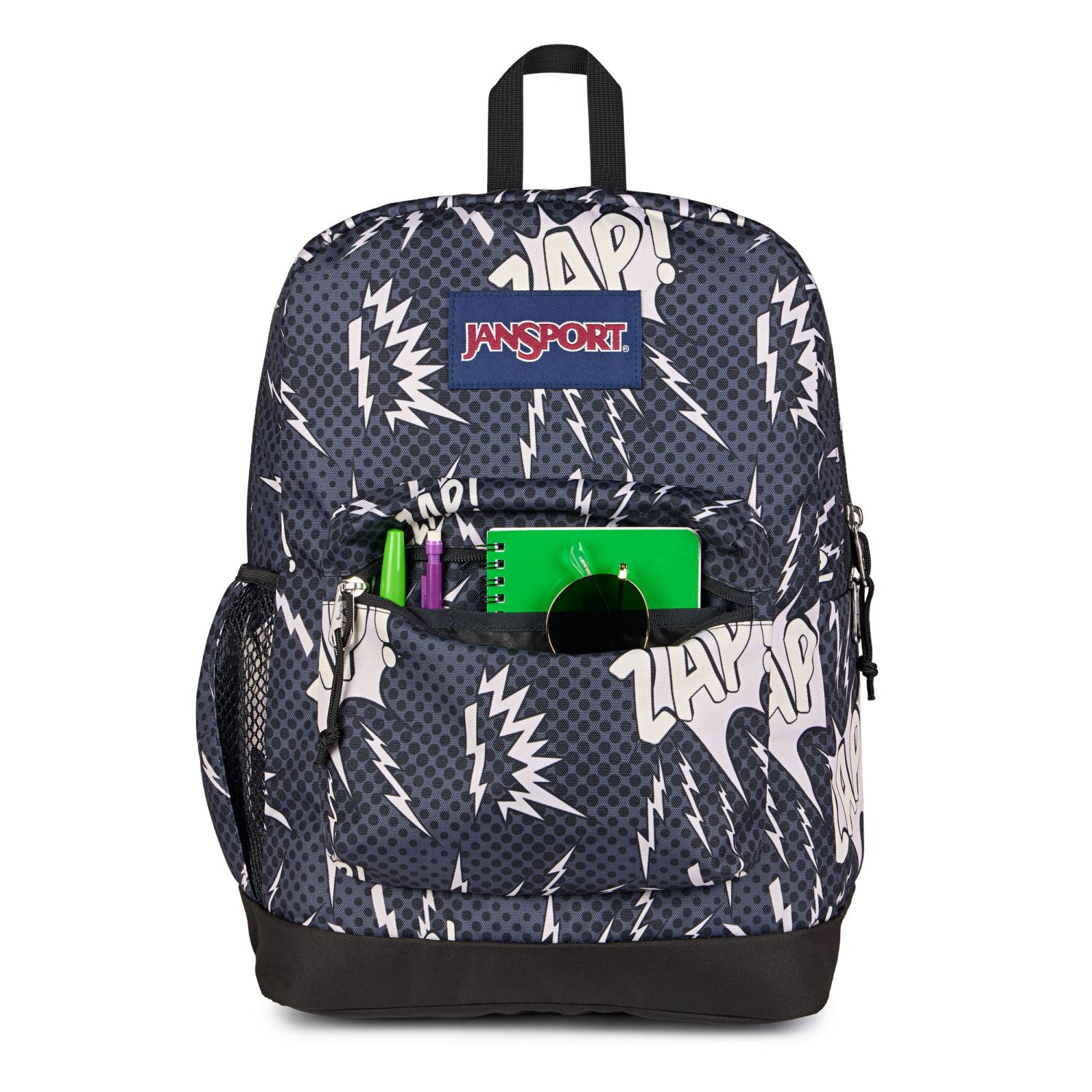Jansport Cross Town - High Voltage Black/Grey/Charcoal