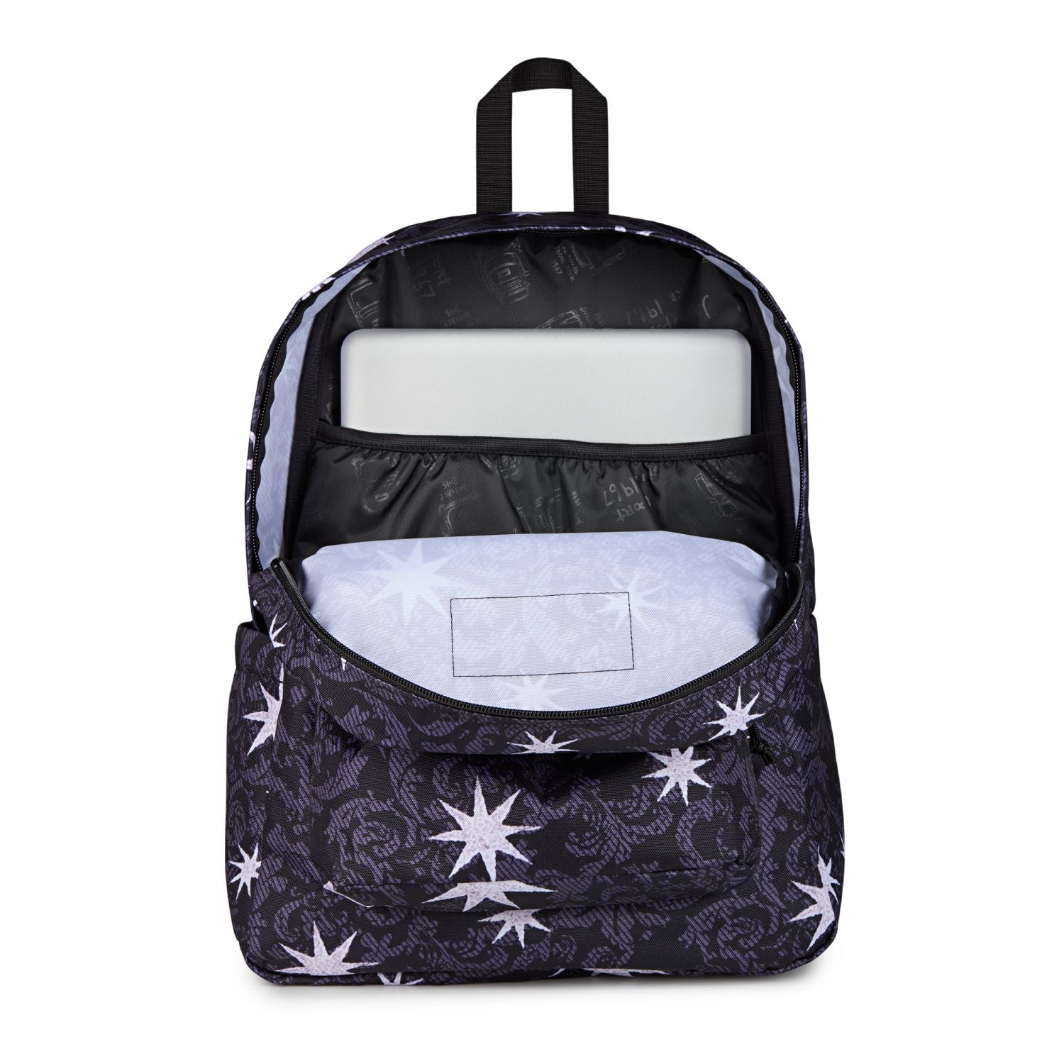 Jansport Superbreak Plus - Castle Tapesty Black/Charcoal/Silver