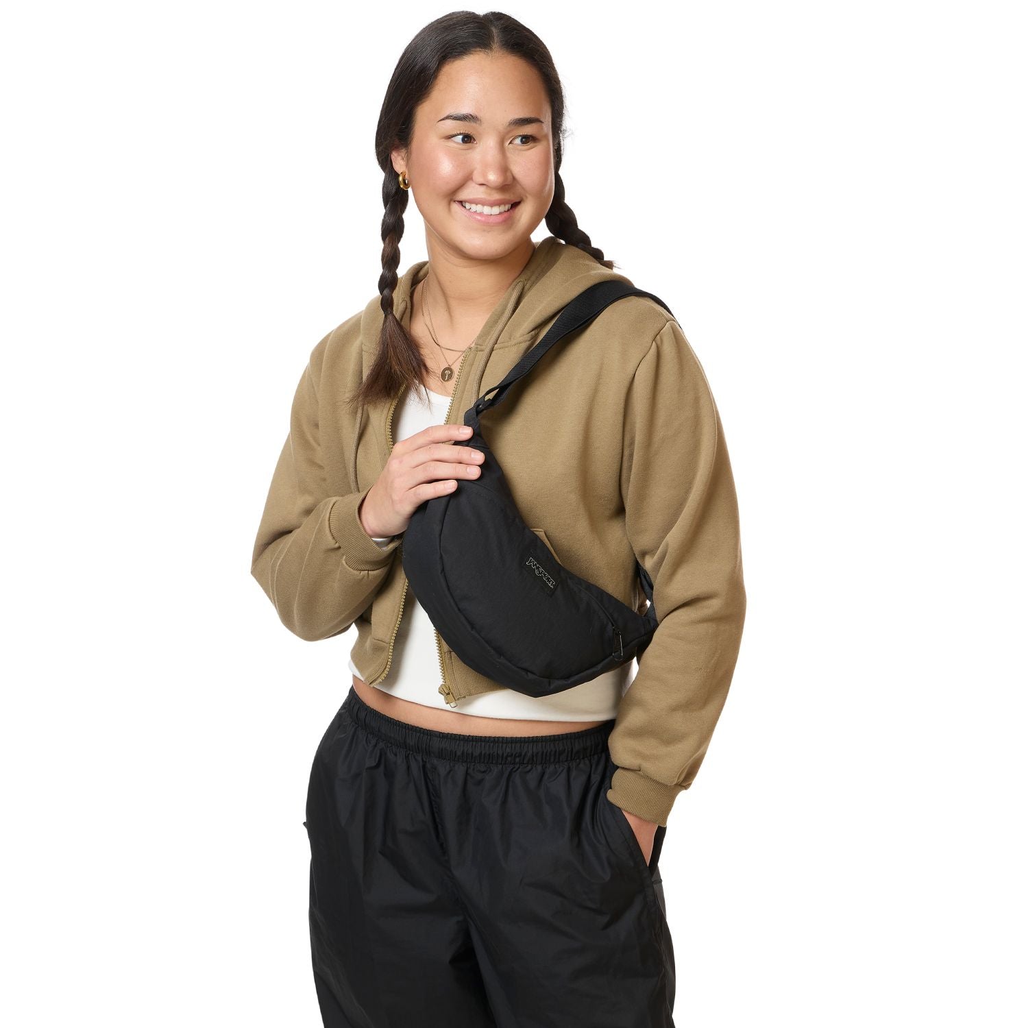 Jansport Unphased Crossbody Small Soft Nylon - Black