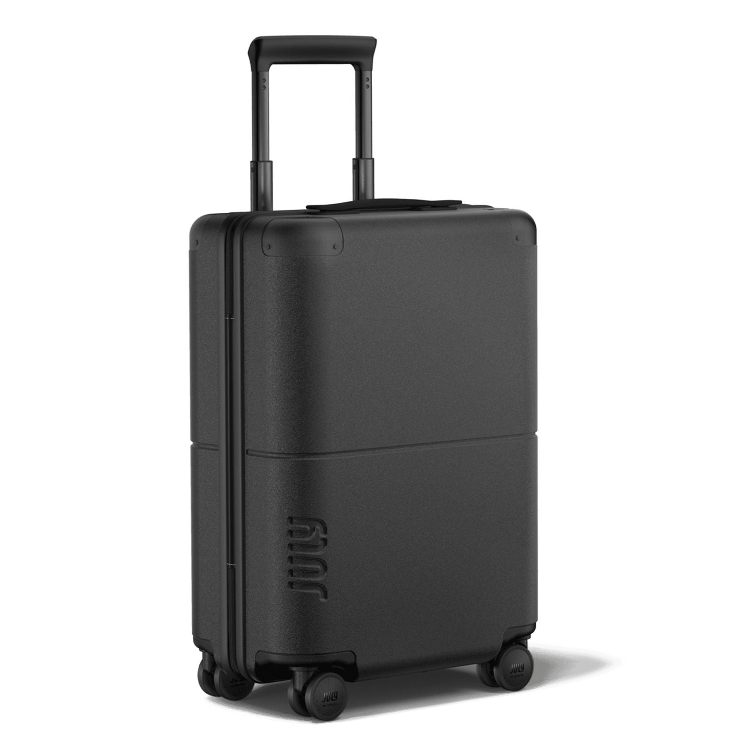 July Carry On Original Polycarbonate  21" Luggage With Casesafe Tracking & Power Bank & Usb/Usb-C Cable - Charcoal