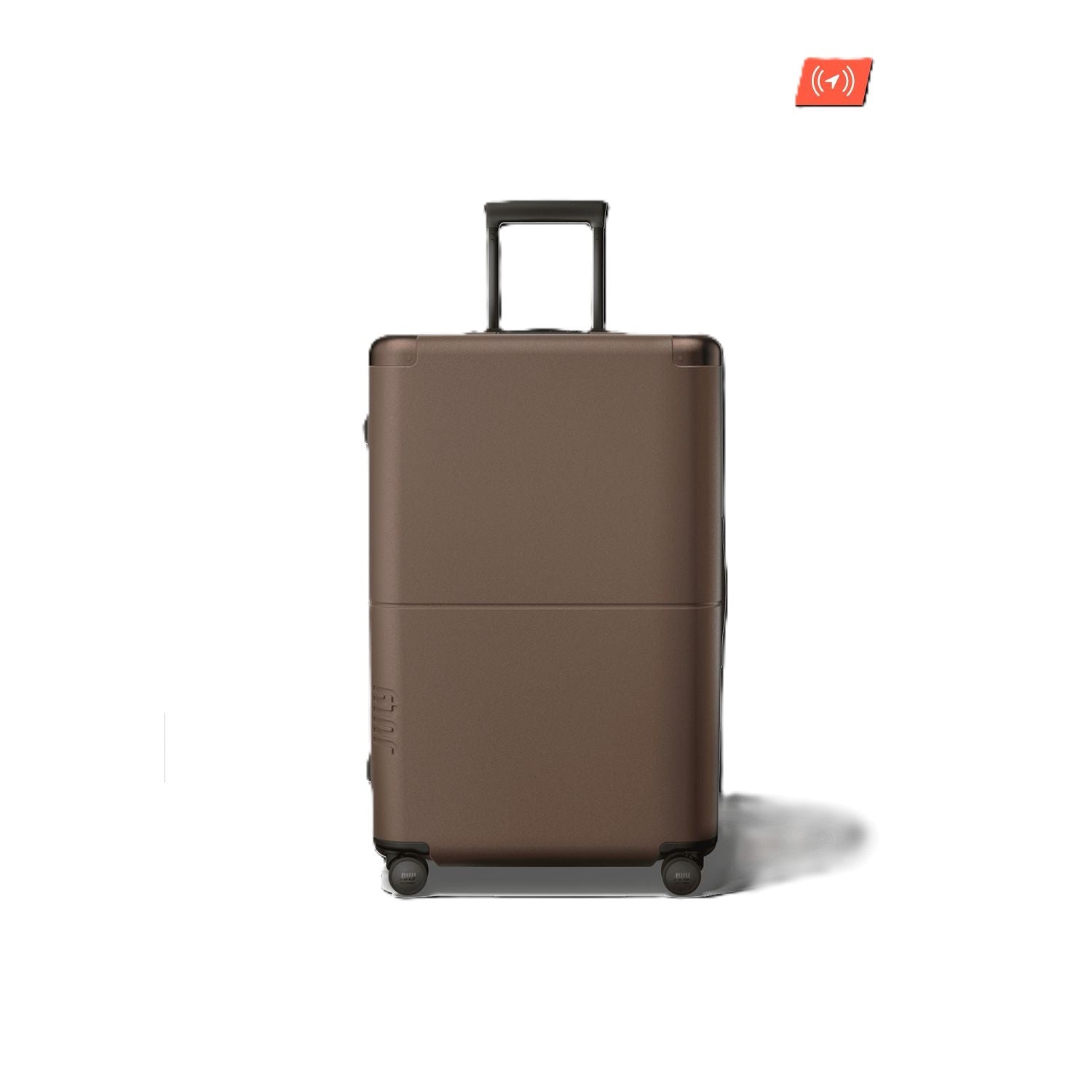 July Carry On Original Polycarbonate  21" Luggage With Casesafe Tracking & Power Bank & Usb/Usb-C Cable - Dark Brown