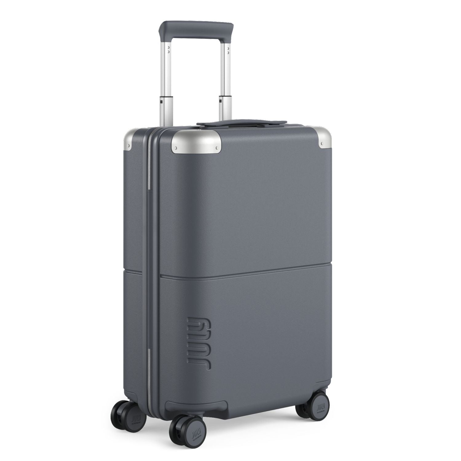 July Carry On Original Polycarbonate 21" Luggage With Power Bank & USB/USB-C Cable - Steel Blue