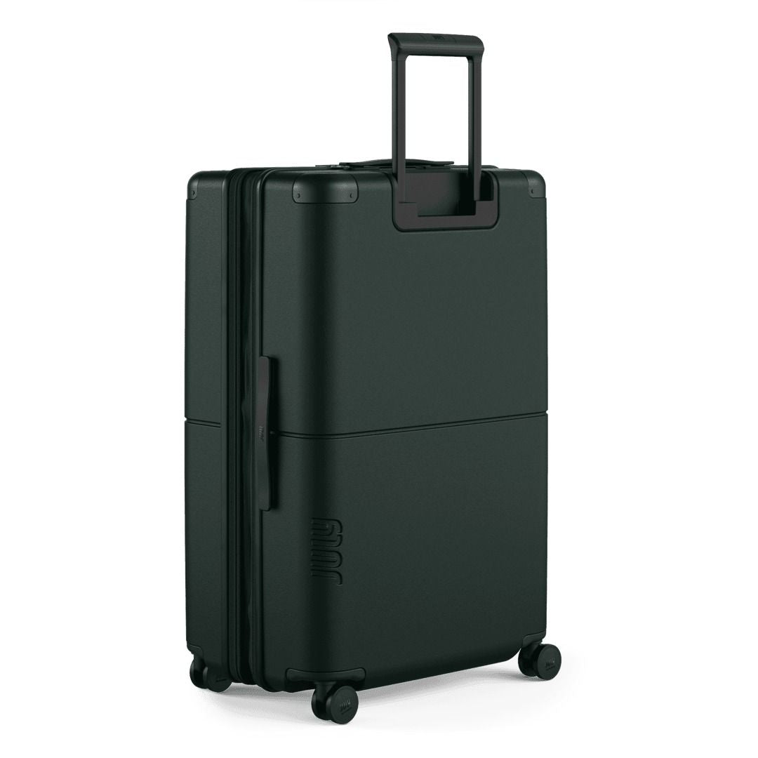 July Checked Plus Expandable Polycarbonate With Casesafe Tracking 28" Luggage - Forest