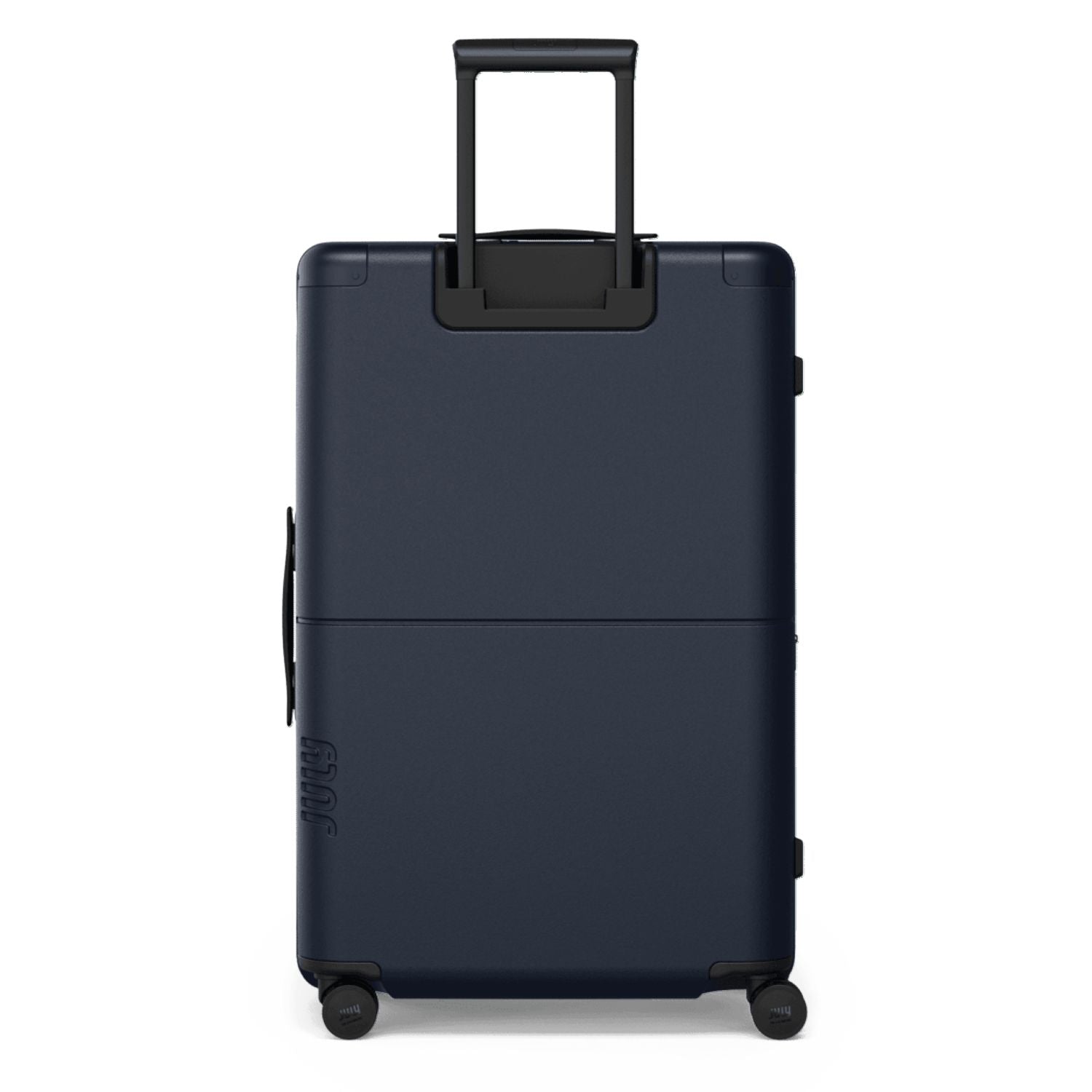 July Checked Plus Expandable Polycarbonate With Casesafe Tracking 28" Luggage - Navy
