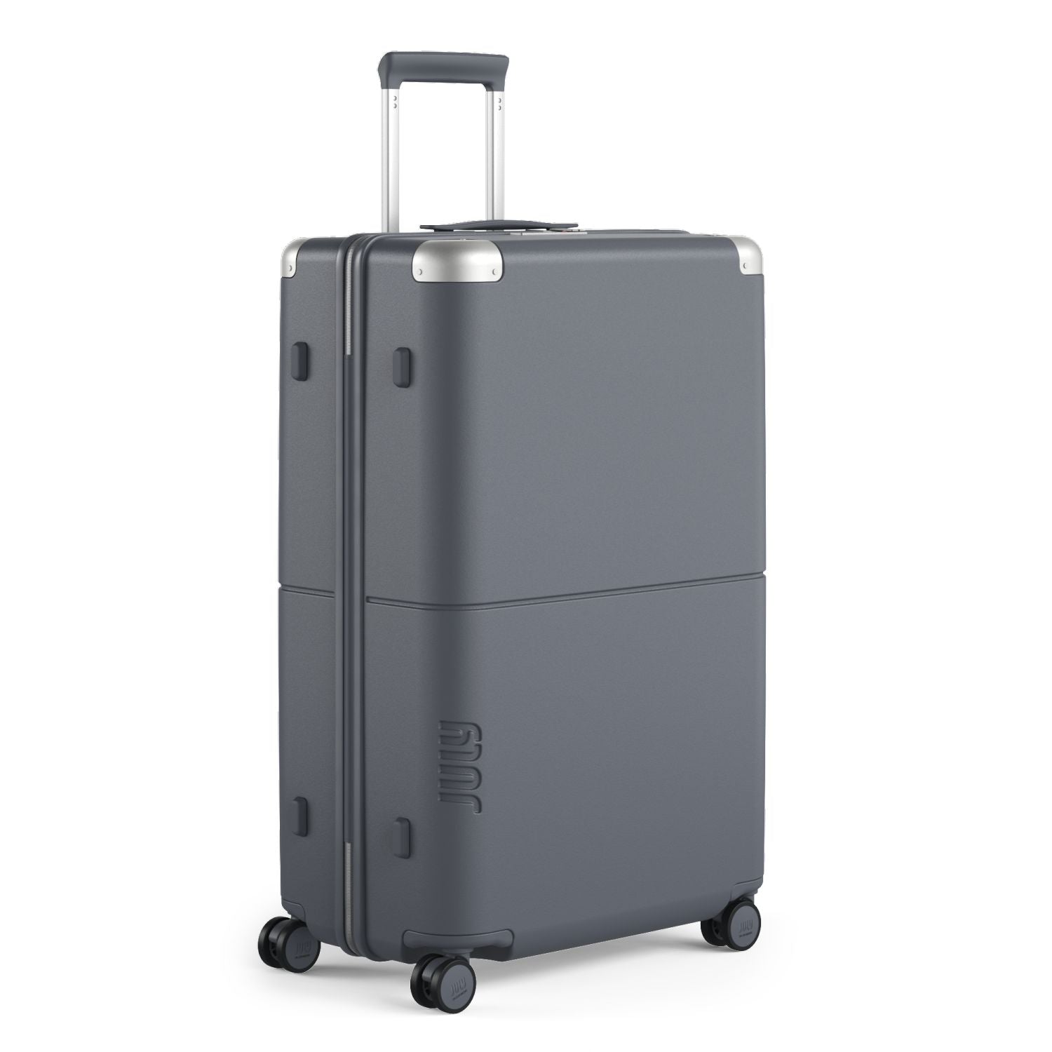 July Checked Plus Polycarbonate 30" Luggage - Steel Blue