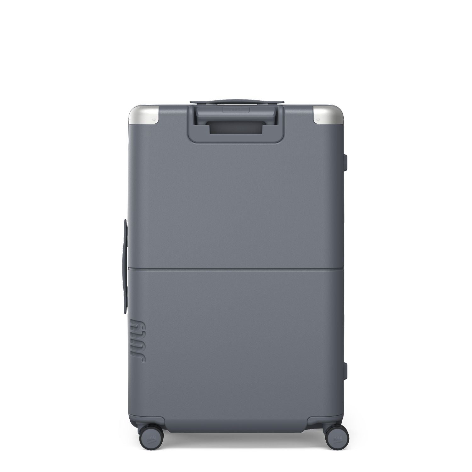 July Checked Plus Polycarbonate 30" Luggage - Steel Blue