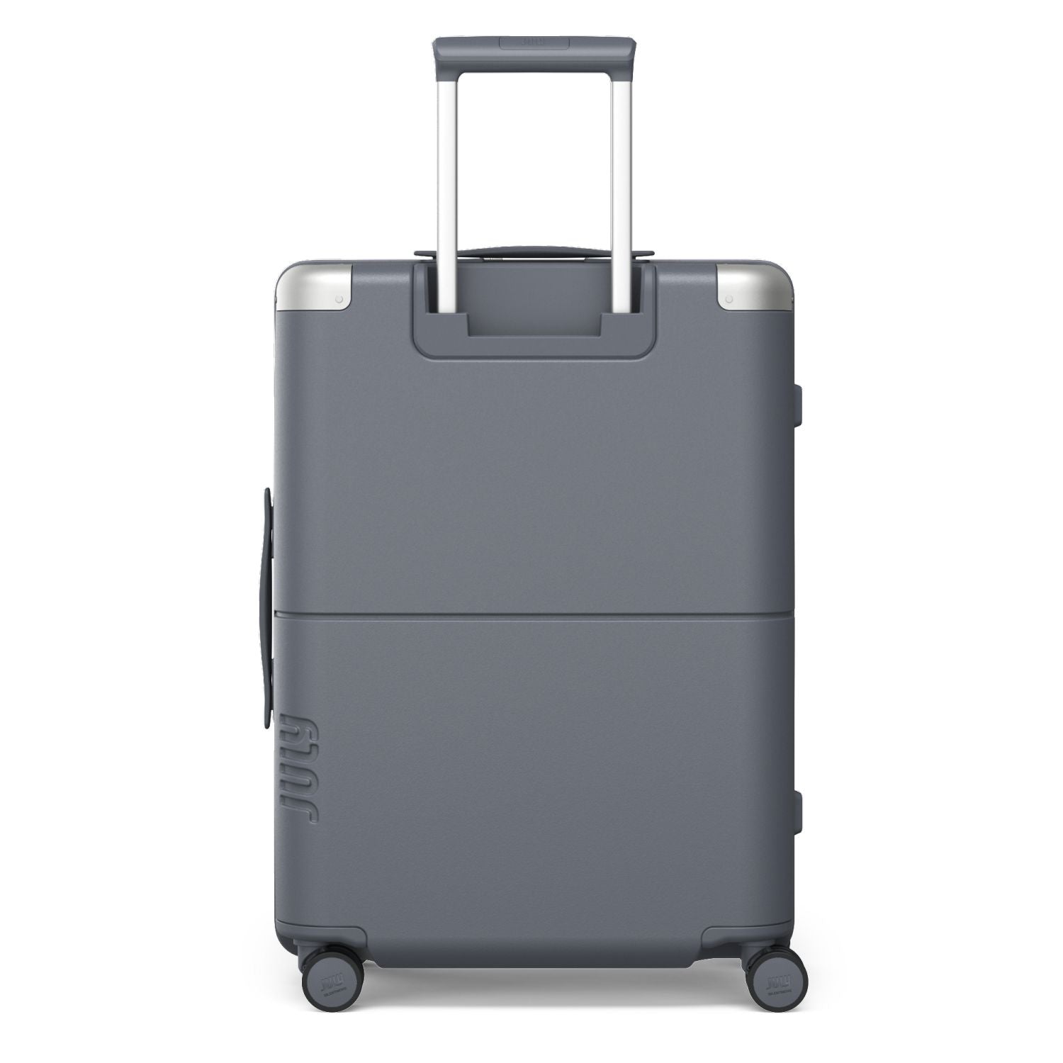 July Checked Polycarbonate 26" Luggage - Steel Blue