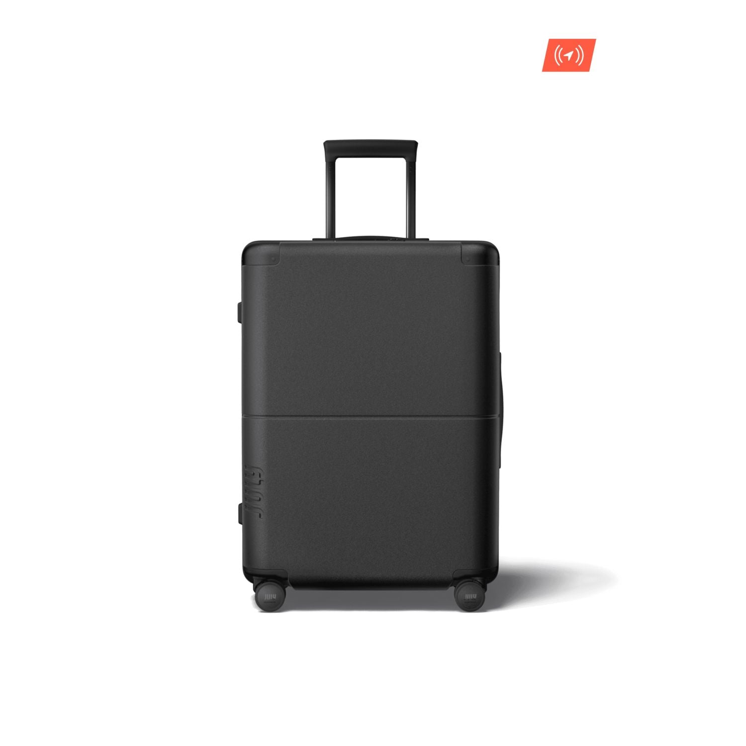 July Checked Polycarbonate With Casesafe Tracking 26" Luggage - Charcoal