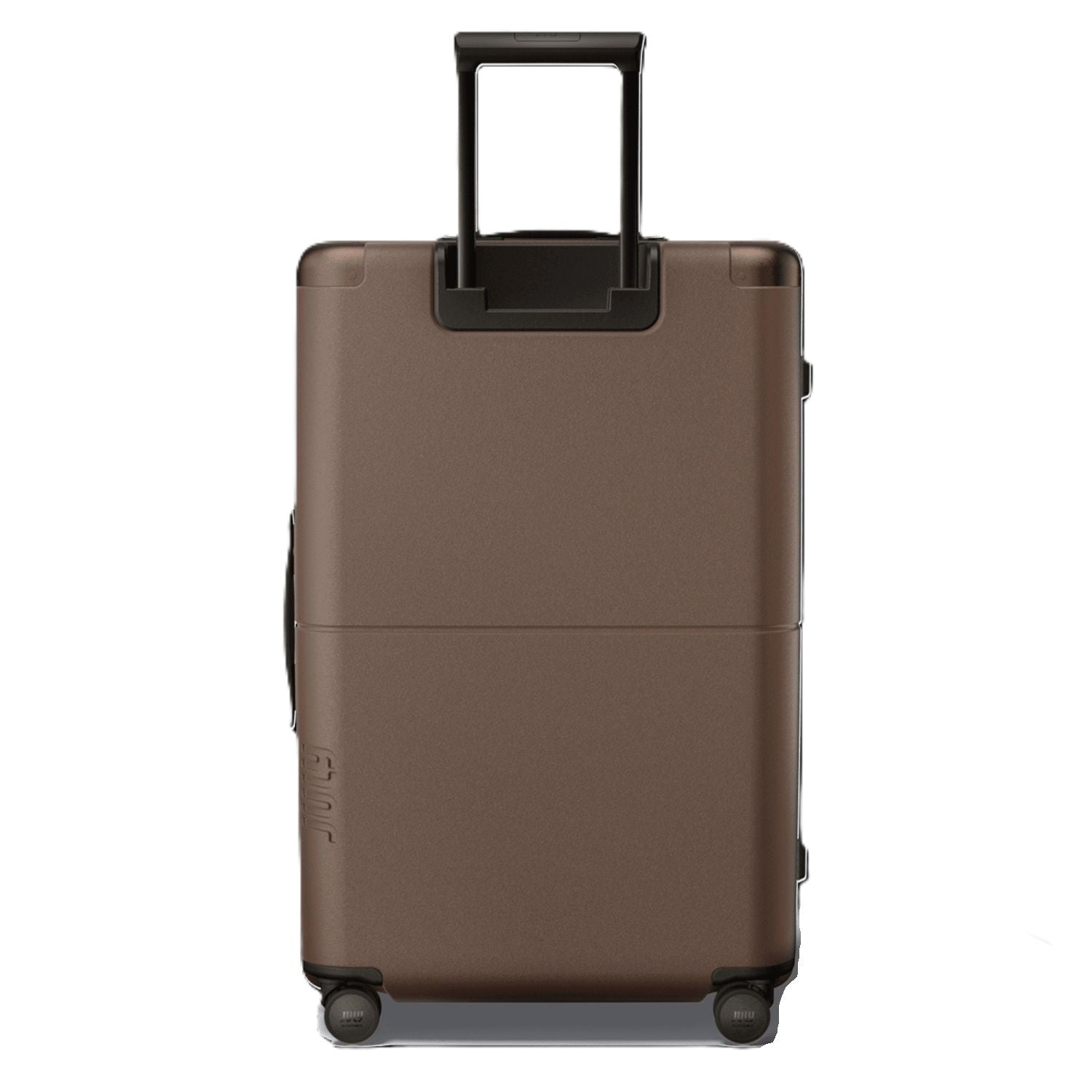 July Checked Polycarbonate With Casesafe Tracking 26" Luggage - Dark Brown