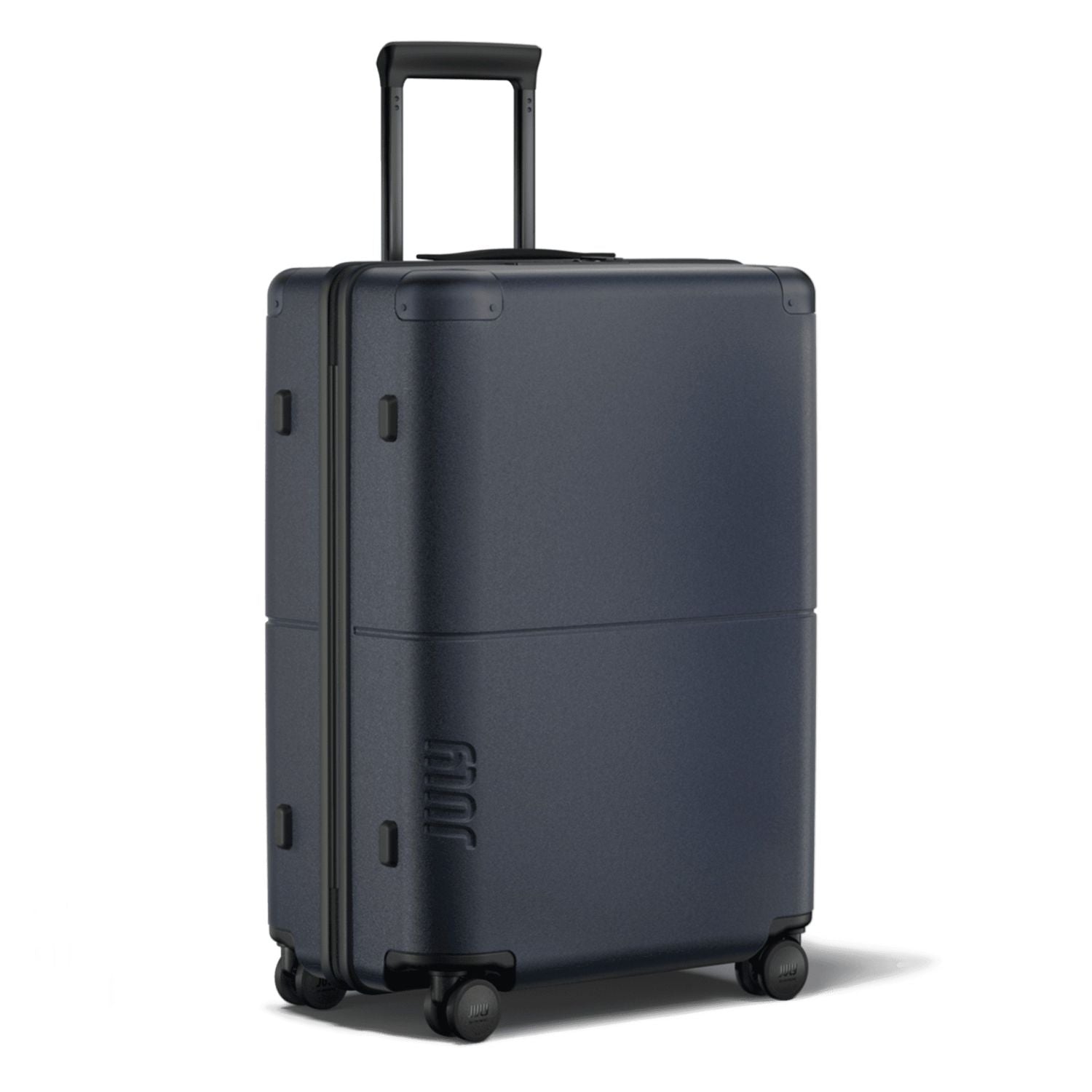 July Checked Polycarbonate With Casesafe Tracking 26" Luggage - Navy