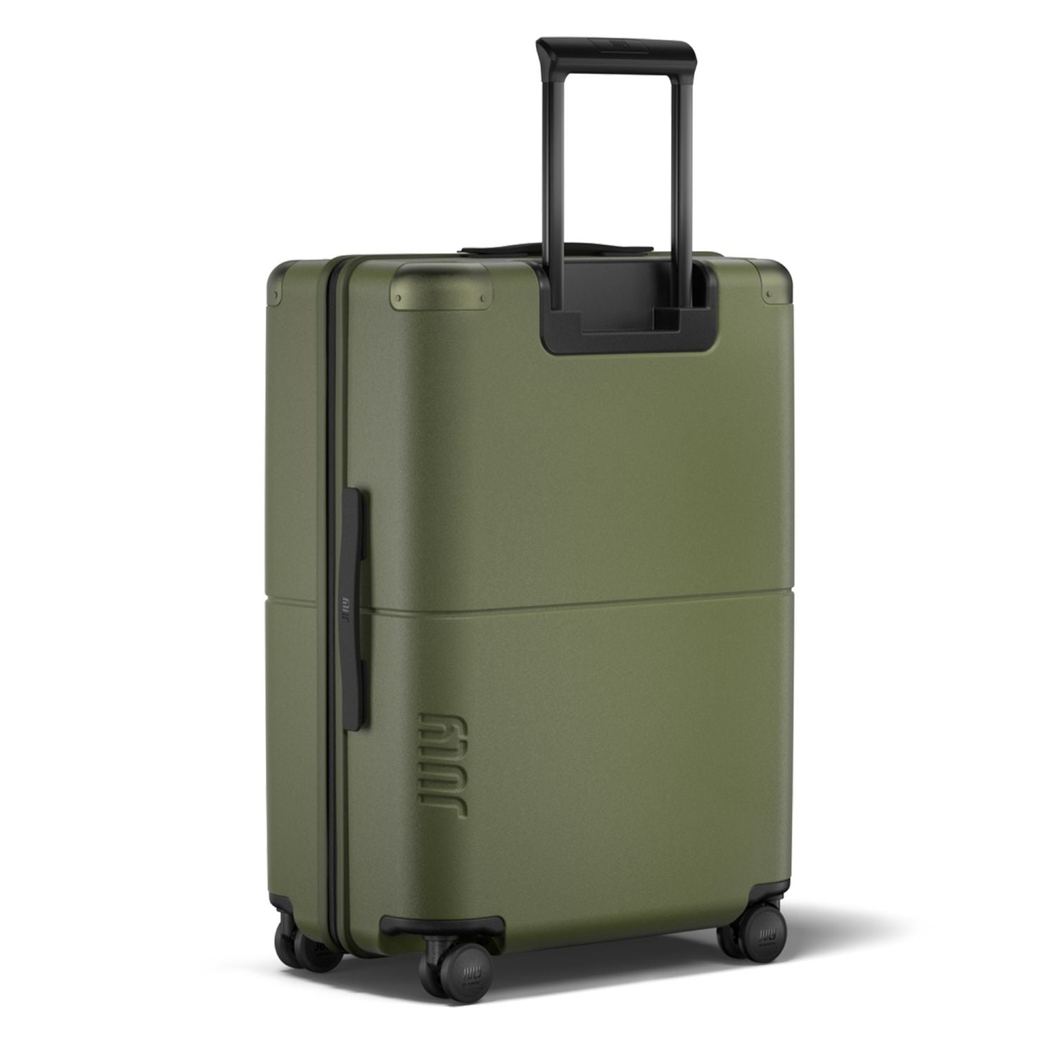July Checked Polycarbonate With Casesafe Tracking 26" Luggage - Olive