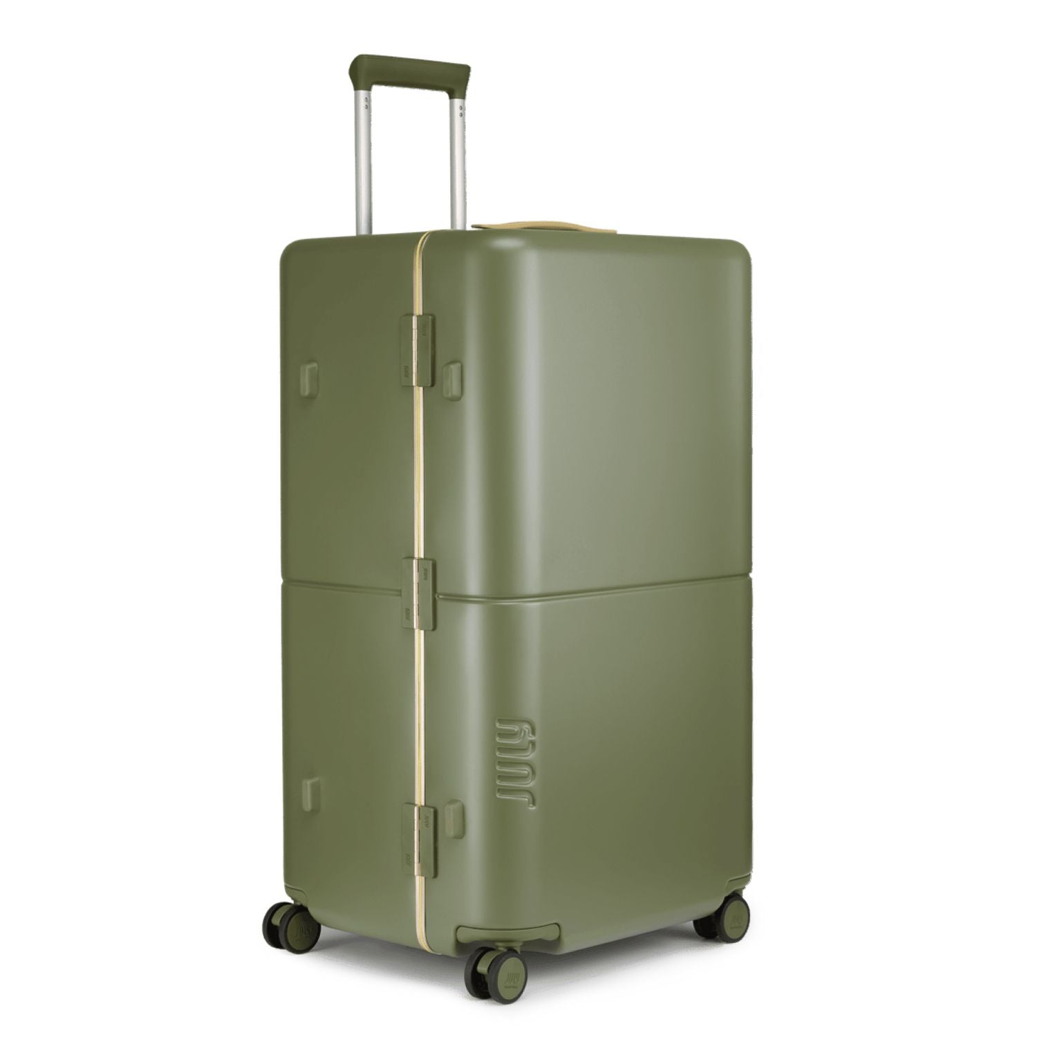 July Checked Trunk Plus Polycarbonate Frame 30" Luggage - Matte Moss