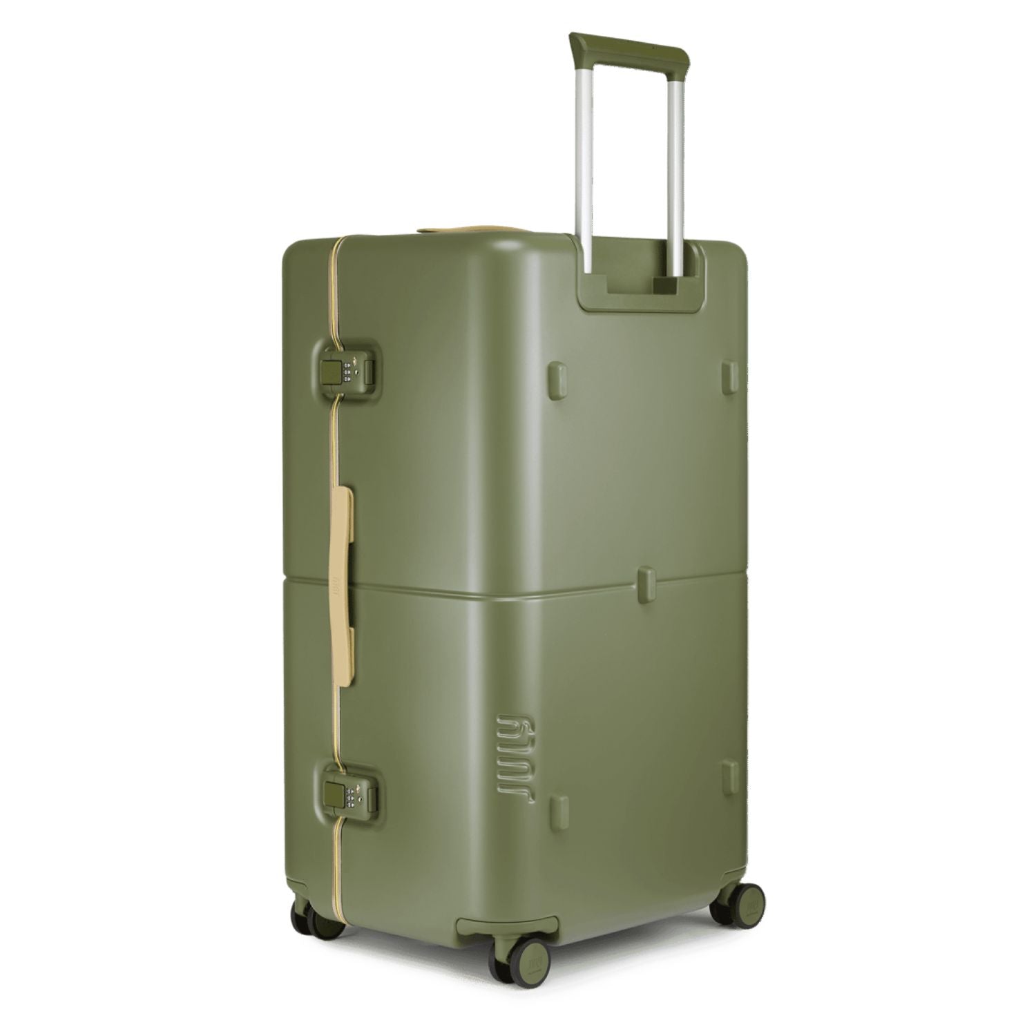 July Checked Trunk Plus Polycarbonate Frame 30" Luggage - Matte Moss