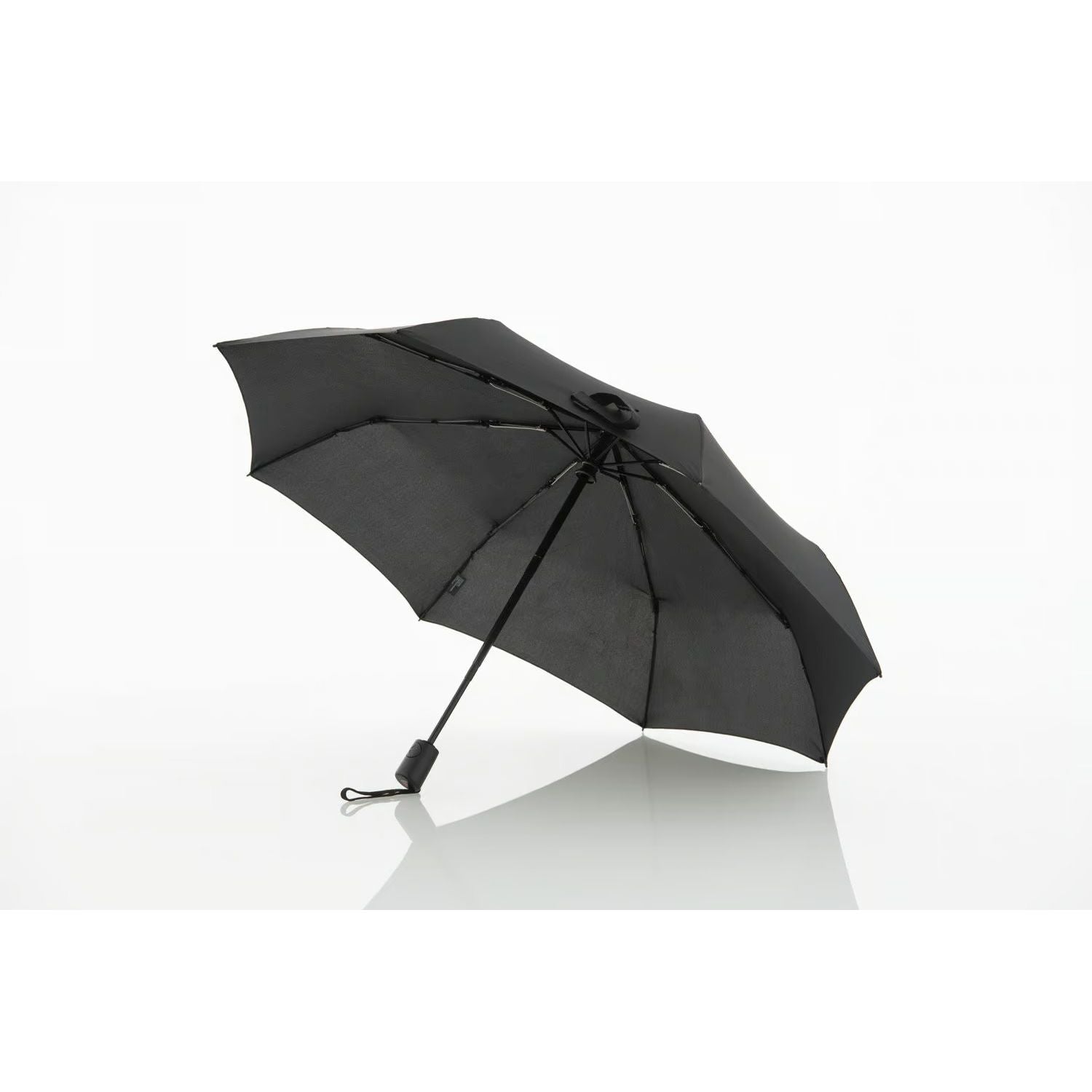 Knirps A.200 Medium Duomatic (UV Protection) - Dark Grey / Black Inner Coating