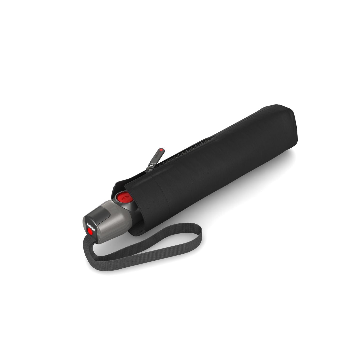 Knirps T.200 Medium Duomatic (UV Protection) - Black / Black Inner Coating