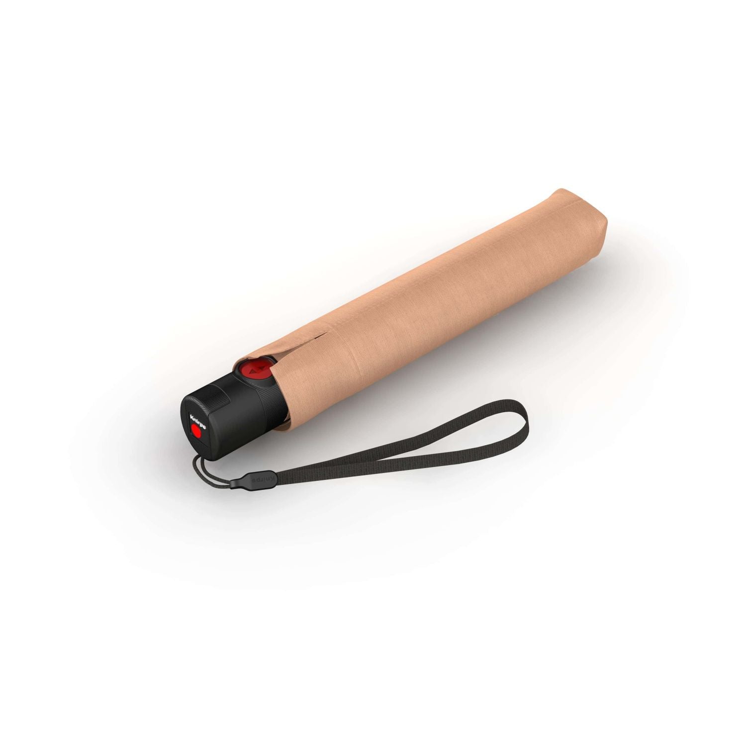 Knirps U.200 Ultralight Duomatic Umbrella (UV Protection) - Peach & Iridisent Heat Shield
