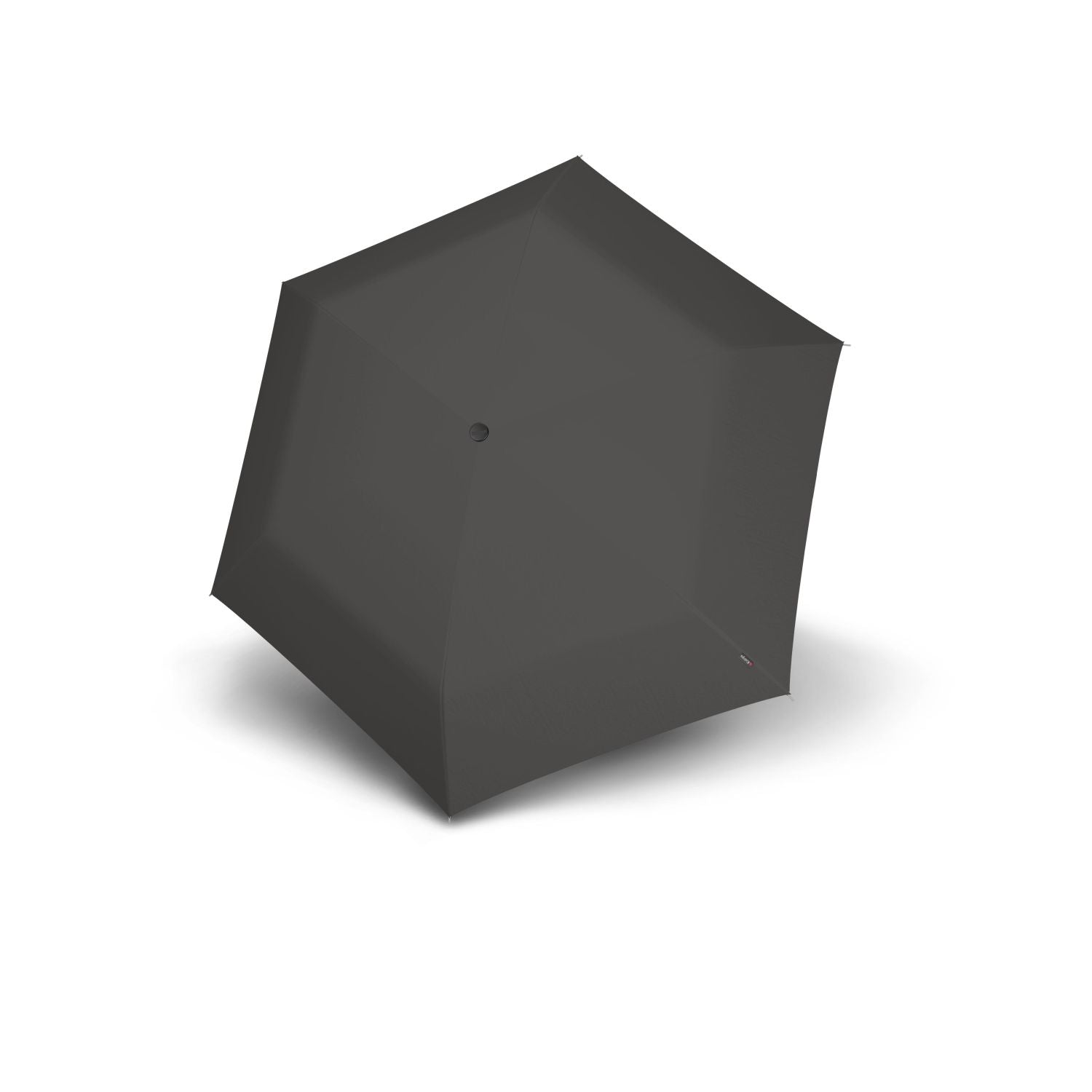 Knirps U.200 Ultraslim Duomatic (UV Protection) - Dark Grey / Black Inner Coating