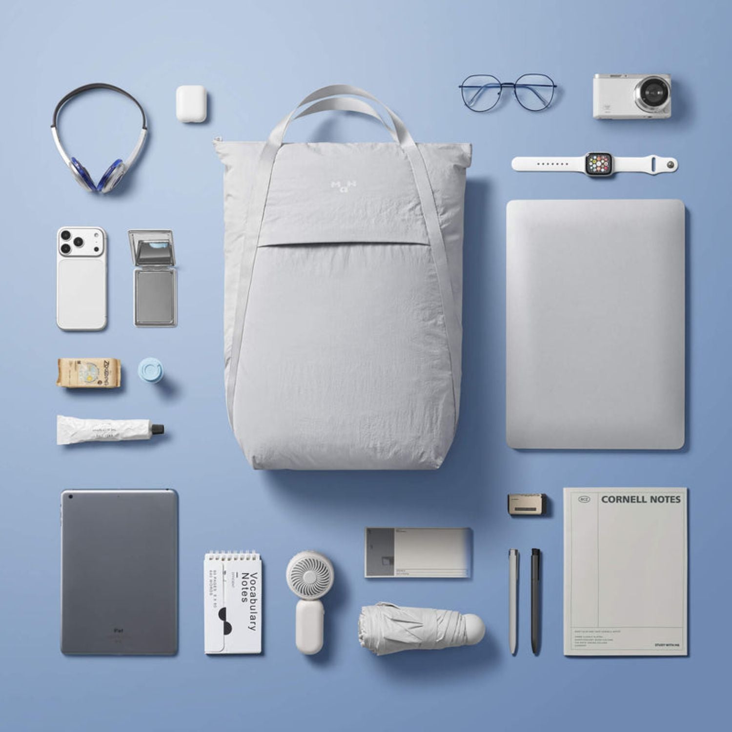 MAH Airy Fold 14L Backpack - Light Grey