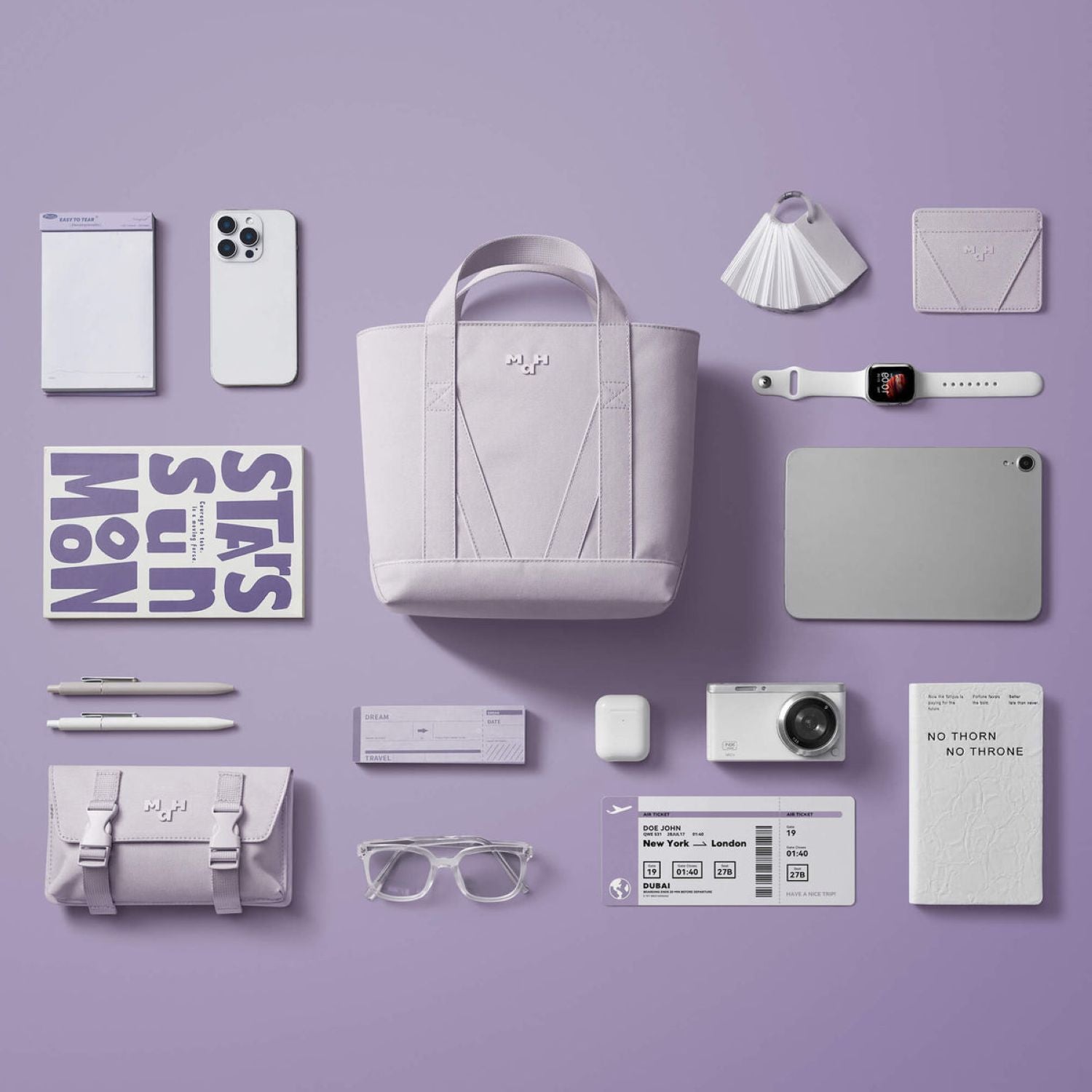 Mah Young Hull Cross 6L 2Way Tote Bag - Cloud Blue