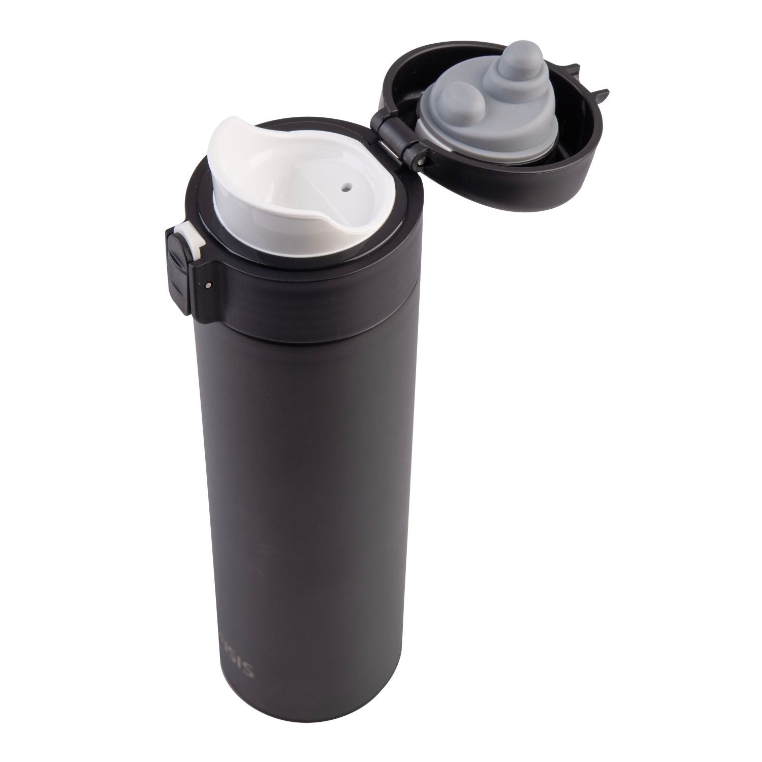 Oasis S/S Flip-Top With Lock Vacuum Flask 480ML - Black