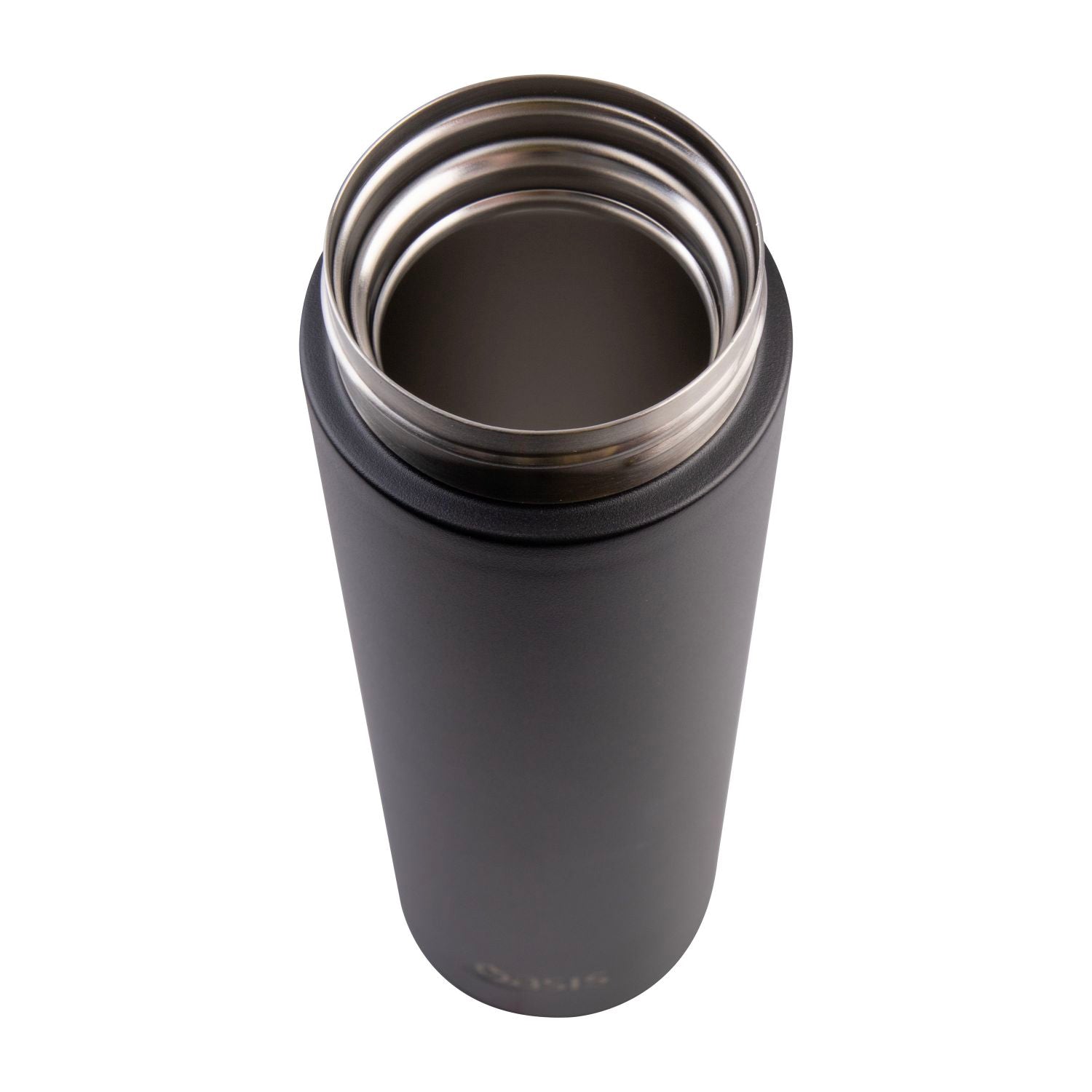 Oasis S/S Flip-Top With Lock Vacuum Flask 480ML - Black