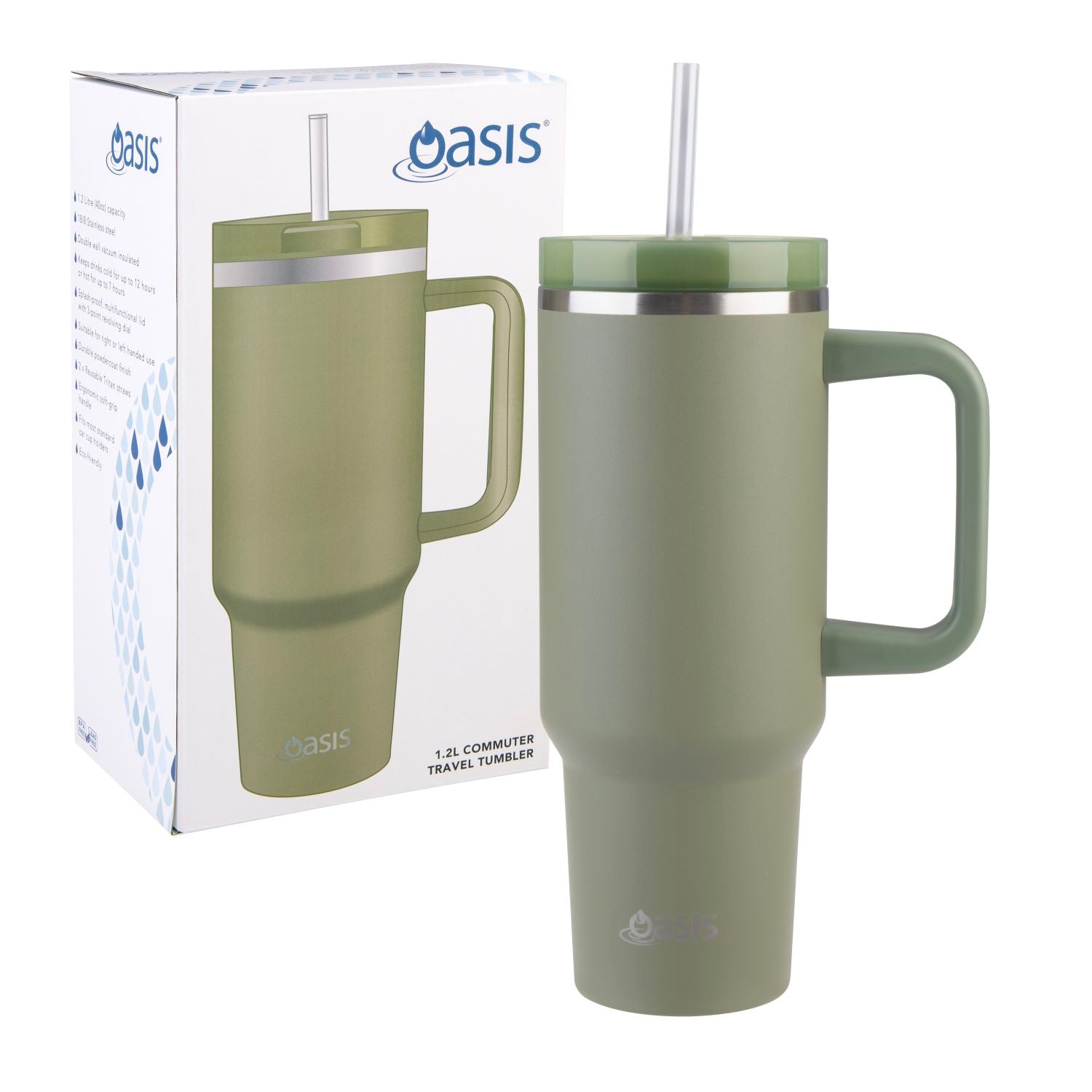 Oasis S/S Insulated Commuter Travel Cap - Olive Green