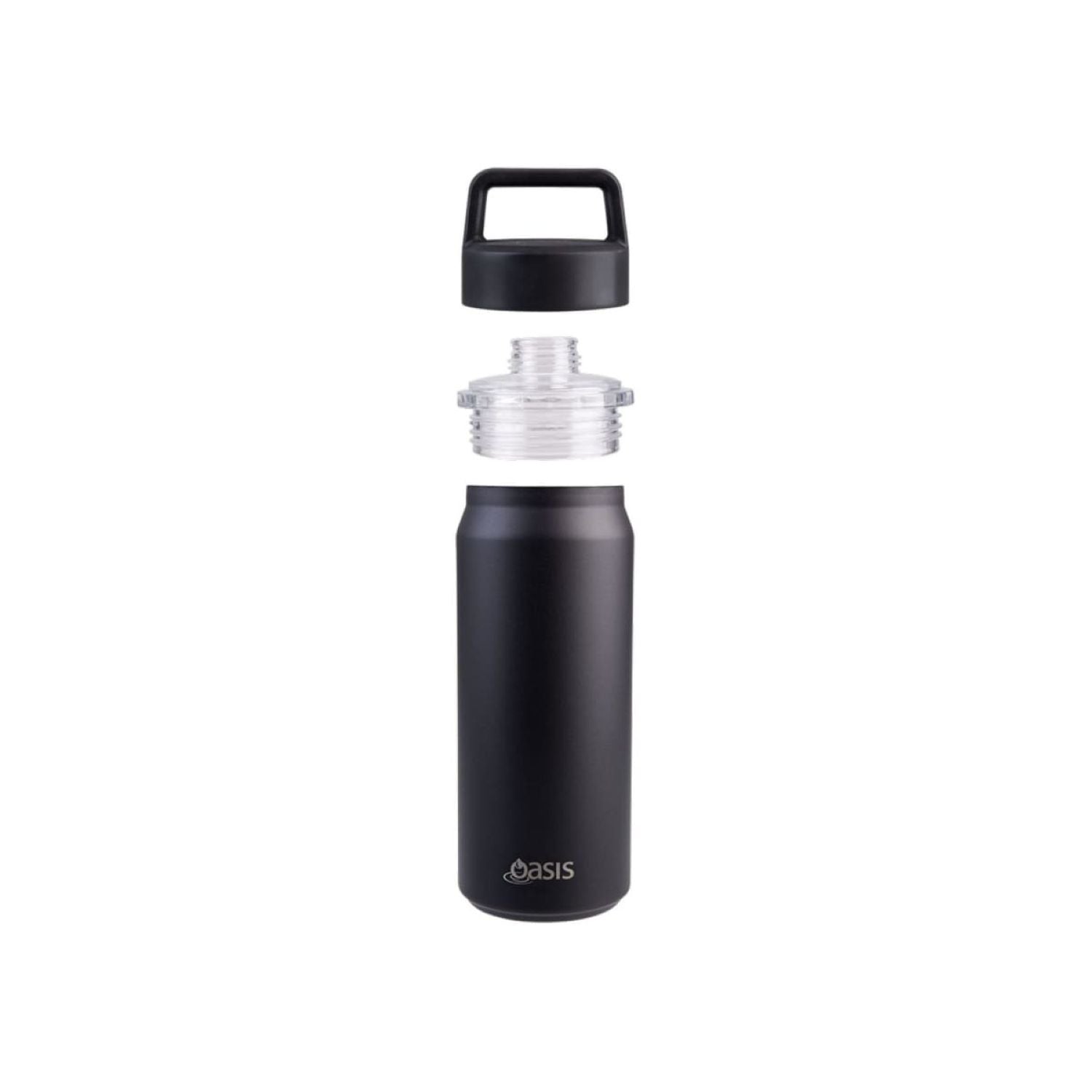 Oasis S/S Insulated Summit Drink Bottle W/Chug Spout 750ML - Black