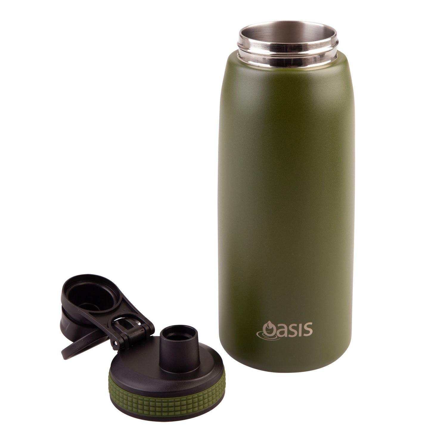 Oasis S/S Insulated Thermal Sports Bottle Screw Cap 780ML - Forest Green