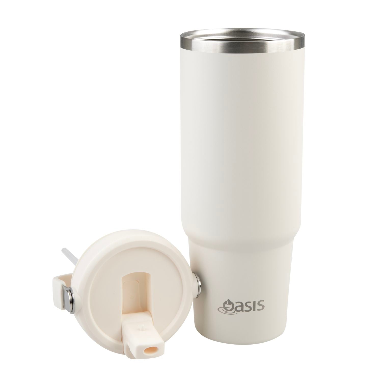 Oasis S/S Insulated Voyager Carry Tumbler Cap Only -  Alabaster