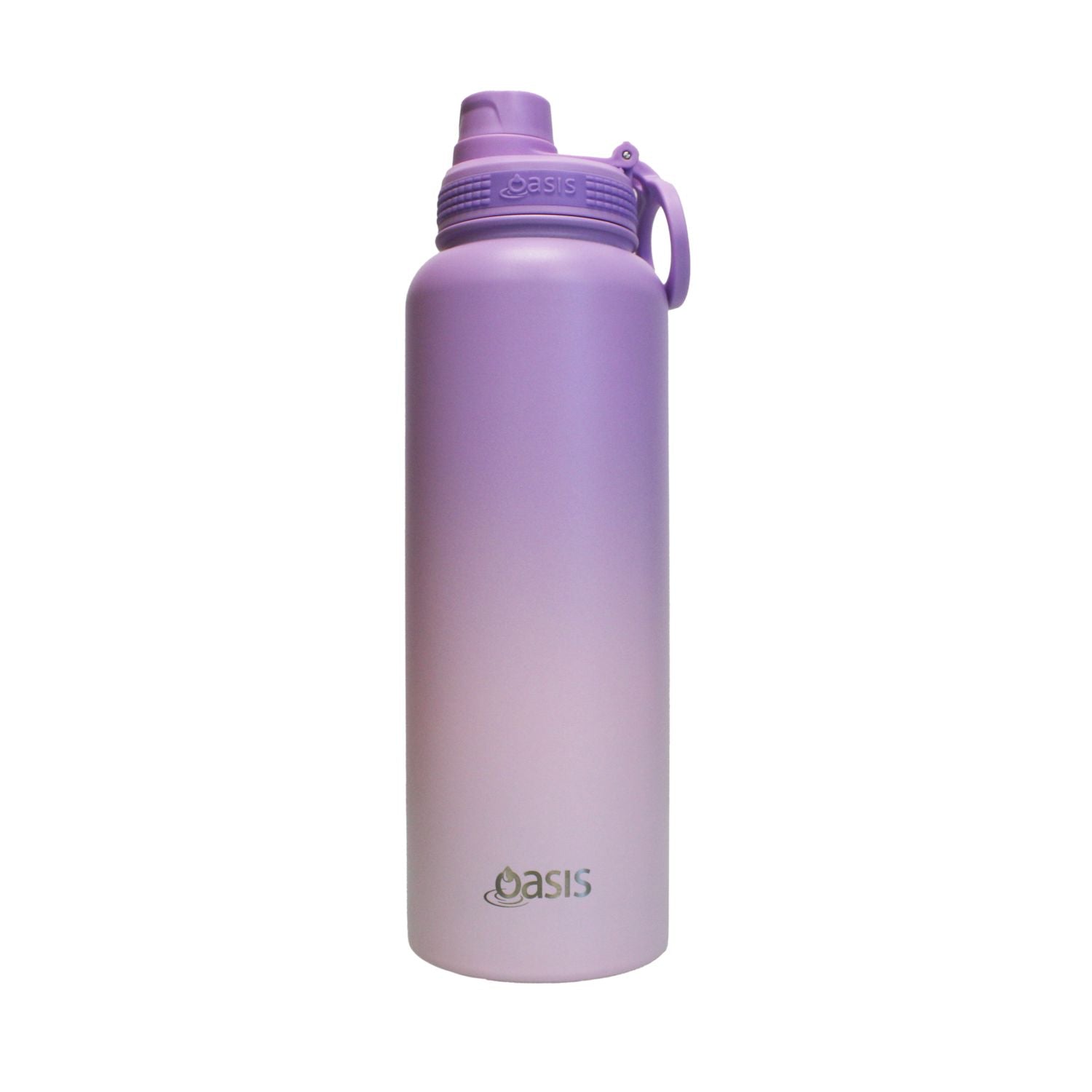 Oasis Stainless Steel Insulated Sports Water Bottle with Screw Cap 1.1L (Ombre) - Lavender Luxe