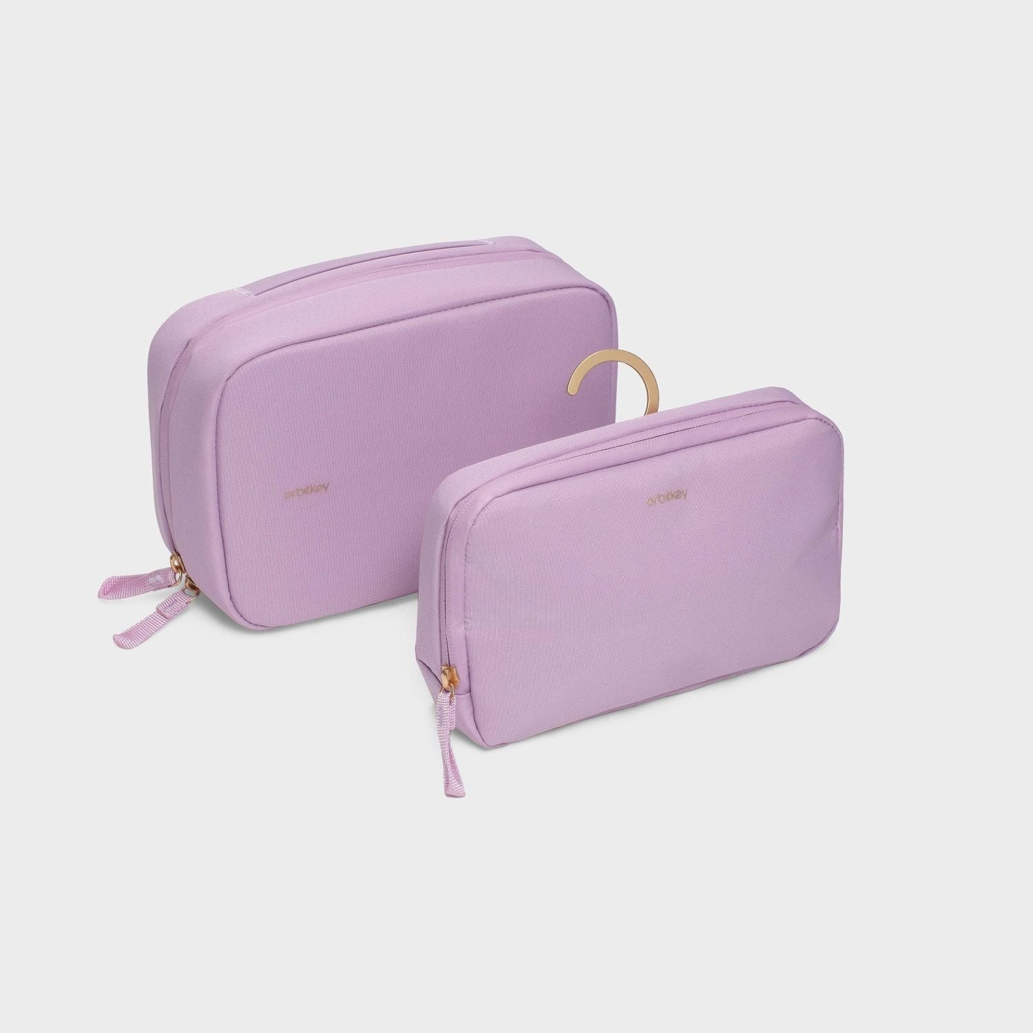 Orbitkey 2-In-1 Toiletry Pouch (Lilac)