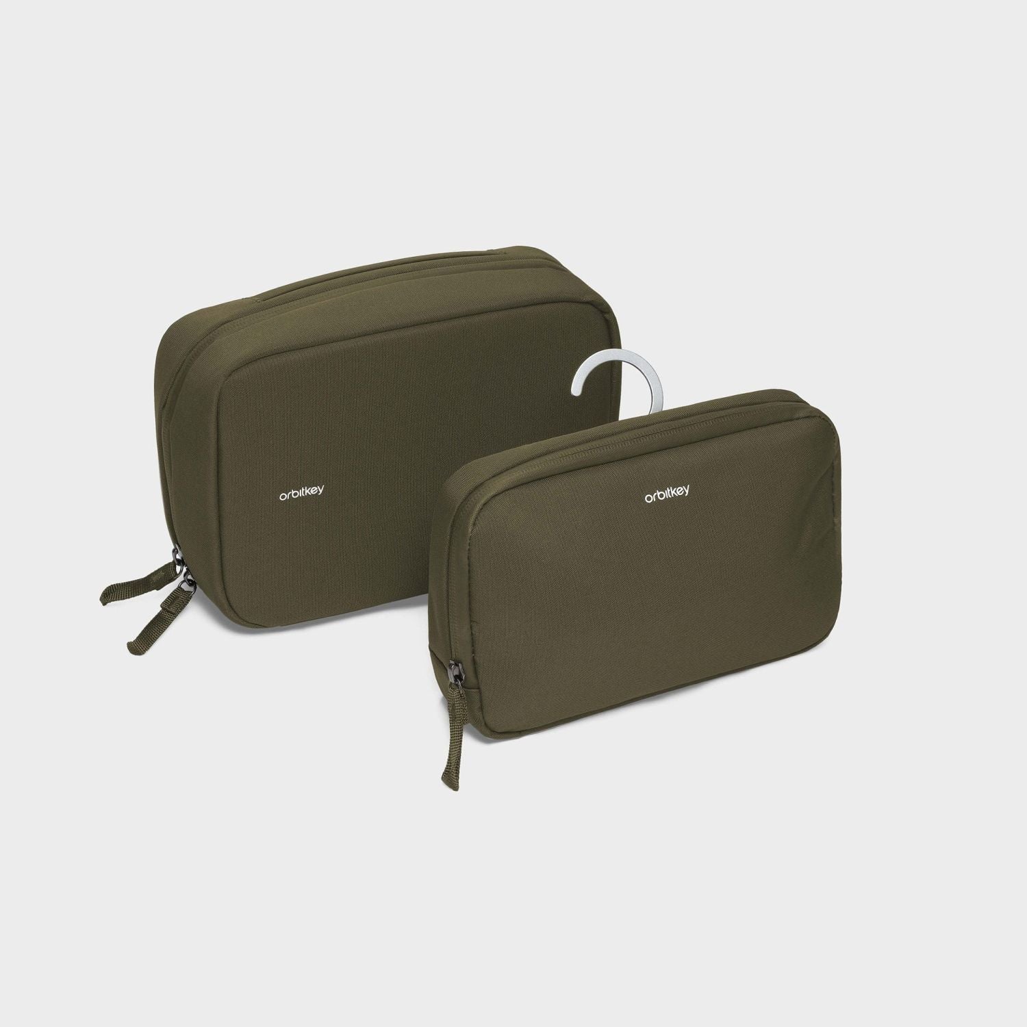 Orbitkey 2-In-1 Toiletry Pouch (Olive)