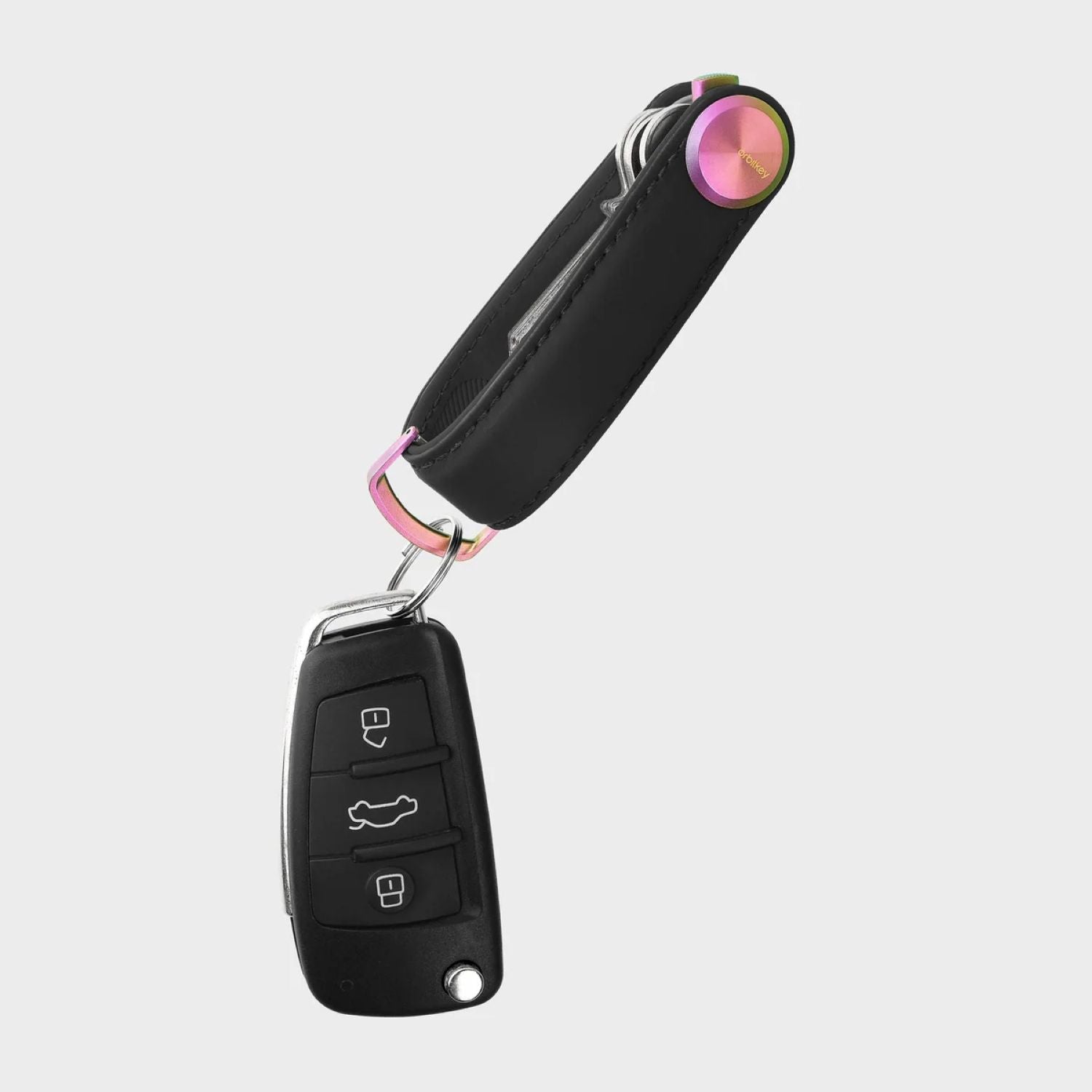 Orbitkey Leather Key Organiser Pro Cosmic Range (Eclipse)