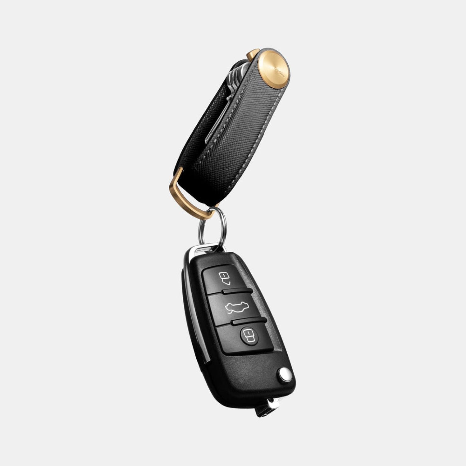Orbitkey Saffiano Leather Key Organiser Pro (Liquorice)