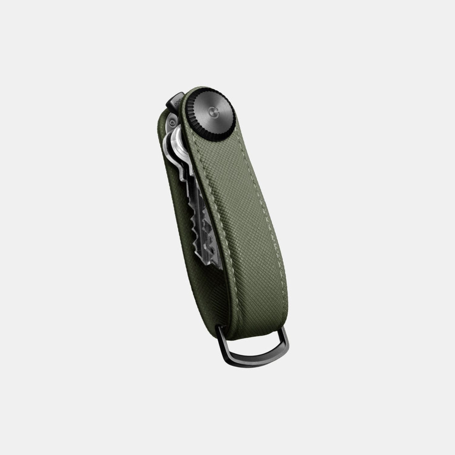 Orbitkey Saffiano Leather Key Organiser Pro (Olive)