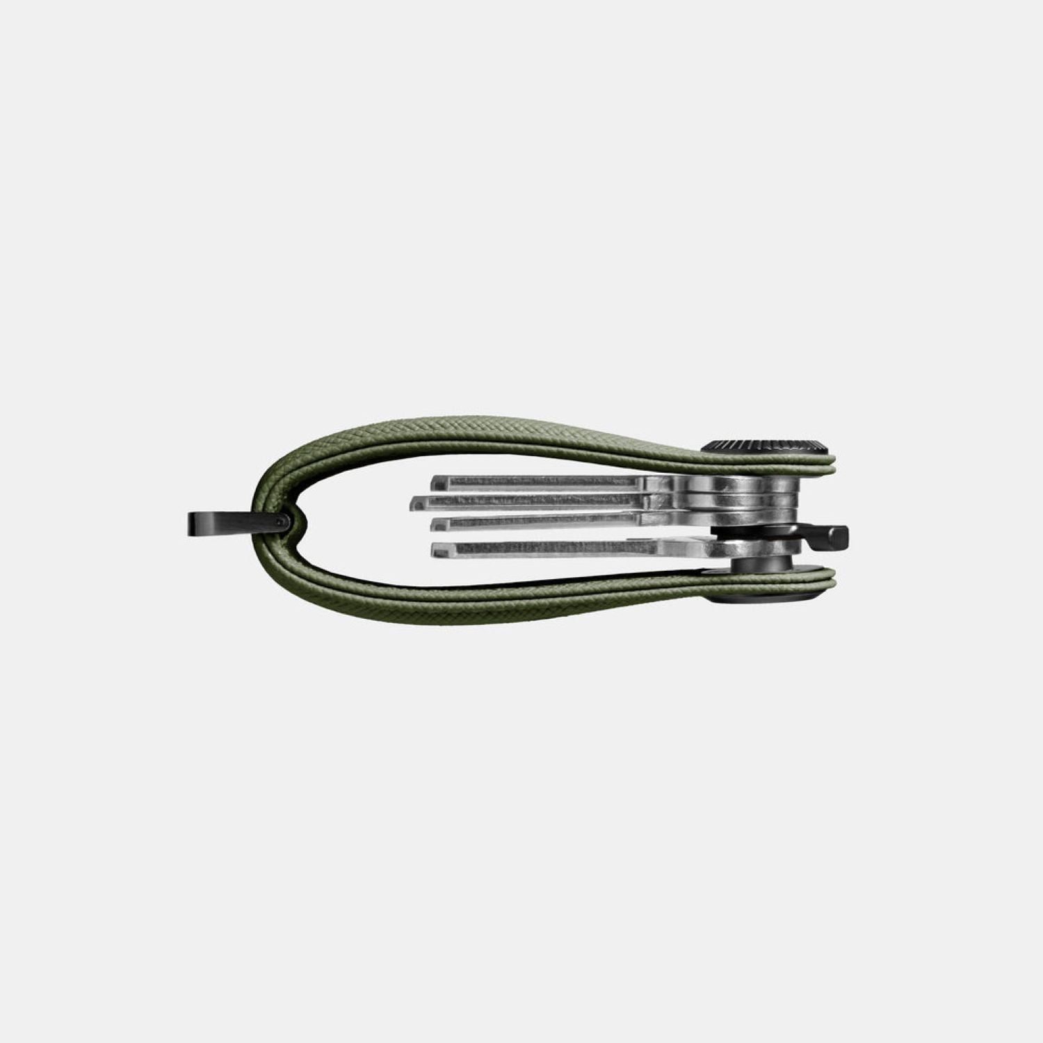 Orbitkey Saffiano Leather Key Organiser Pro (Olive)